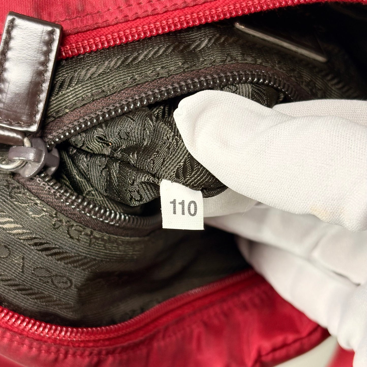 Prada Re-Nylon Crossbody sintetico rosso