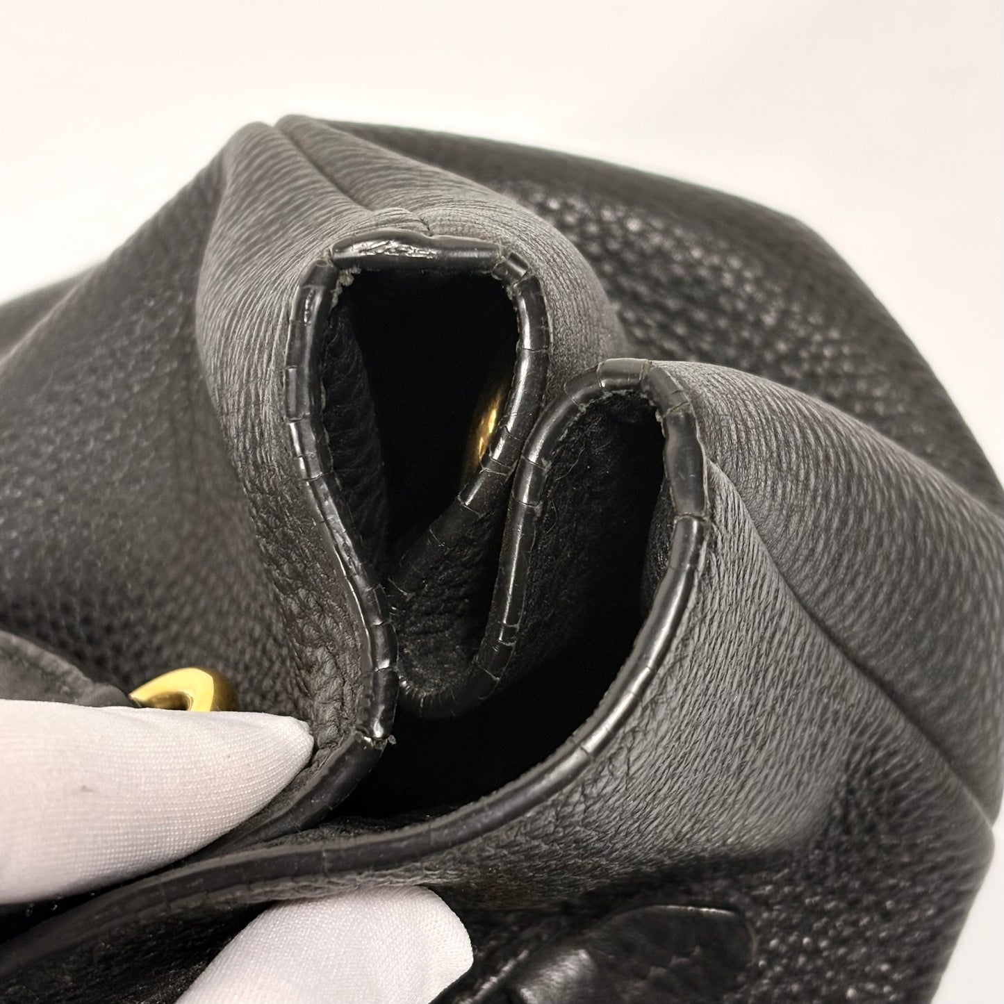 Prada vitello Phenix nera in pelle