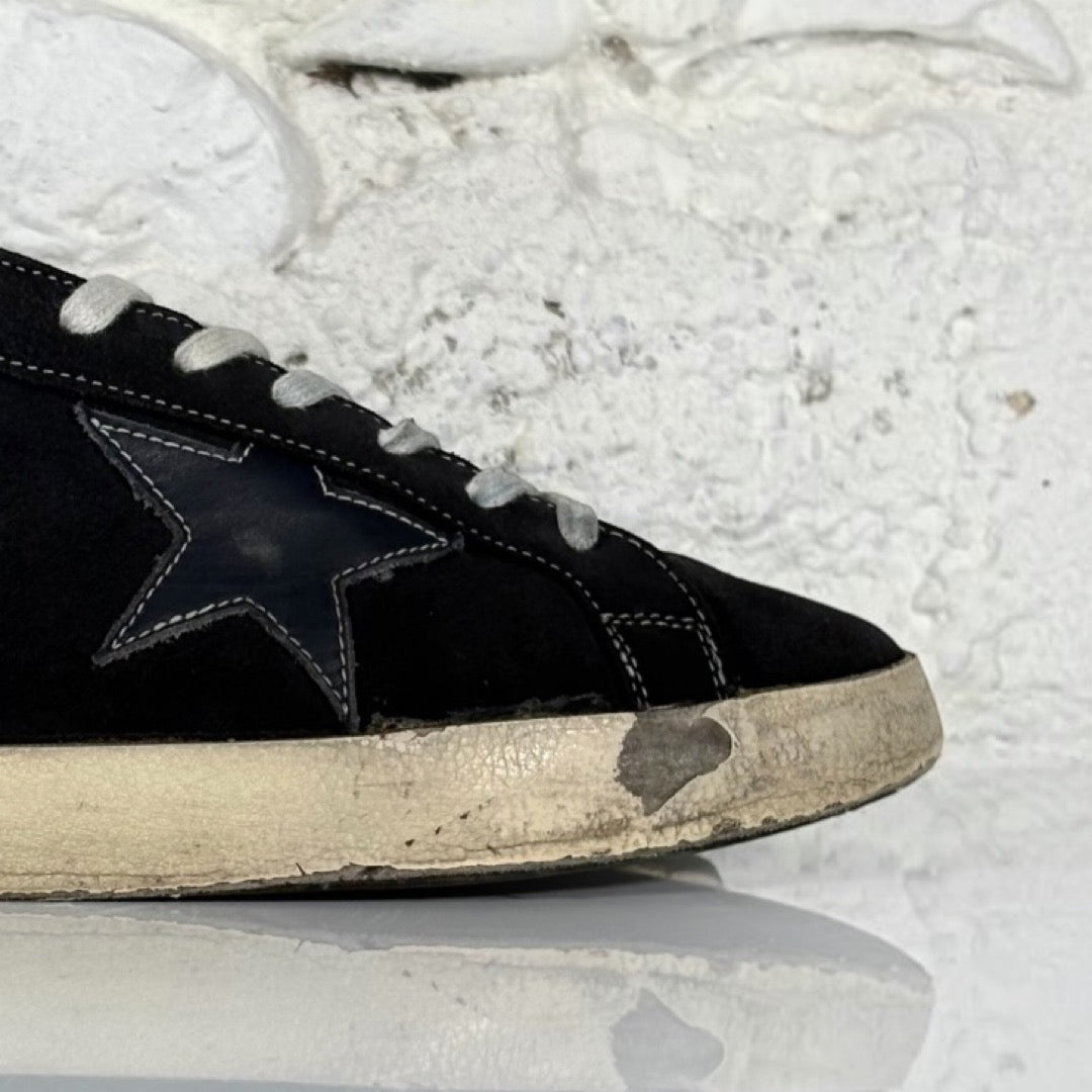 Golden goose Superstar nere con talloncini bianchi 43