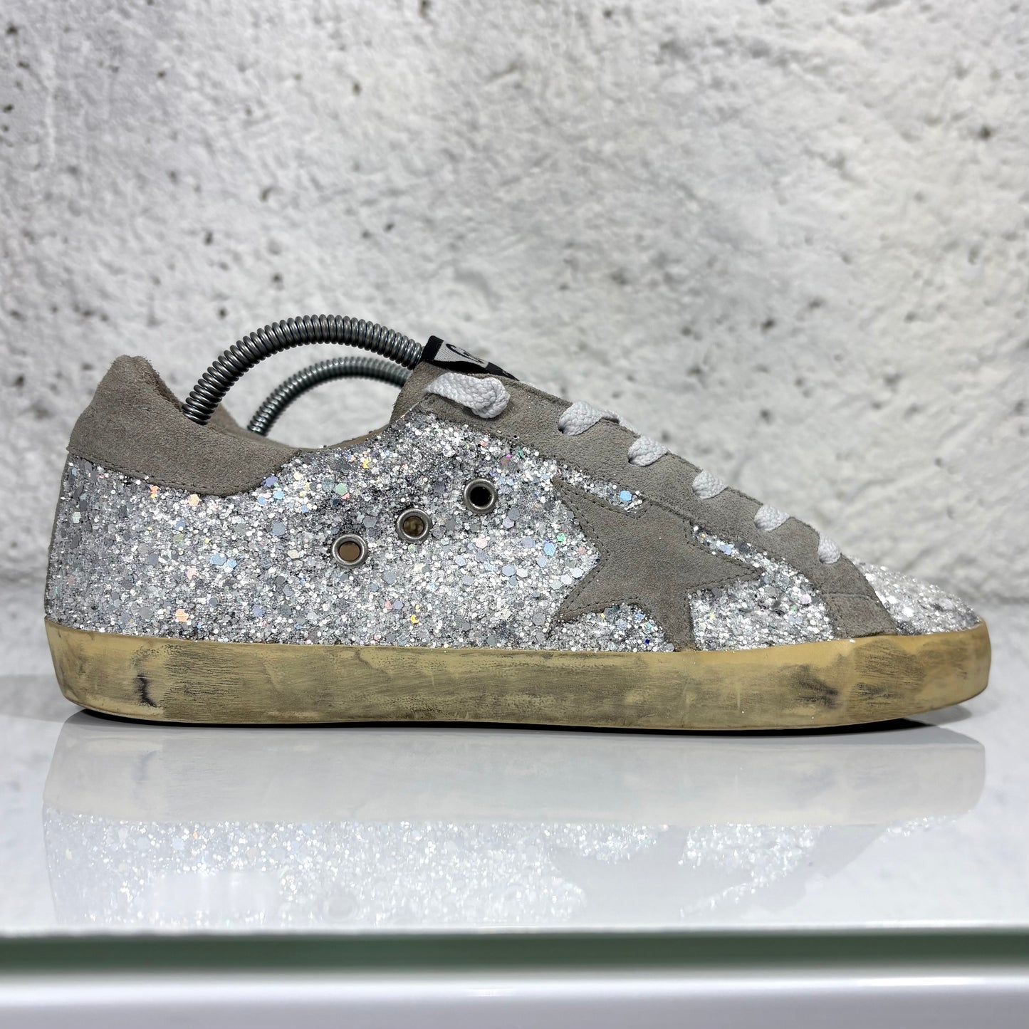 Golden goose Superstar colorazione “cristallo” con paillettes 39