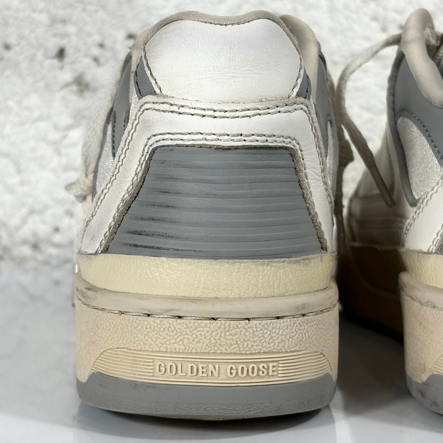 Golden goose forty two bianco e grigio 40