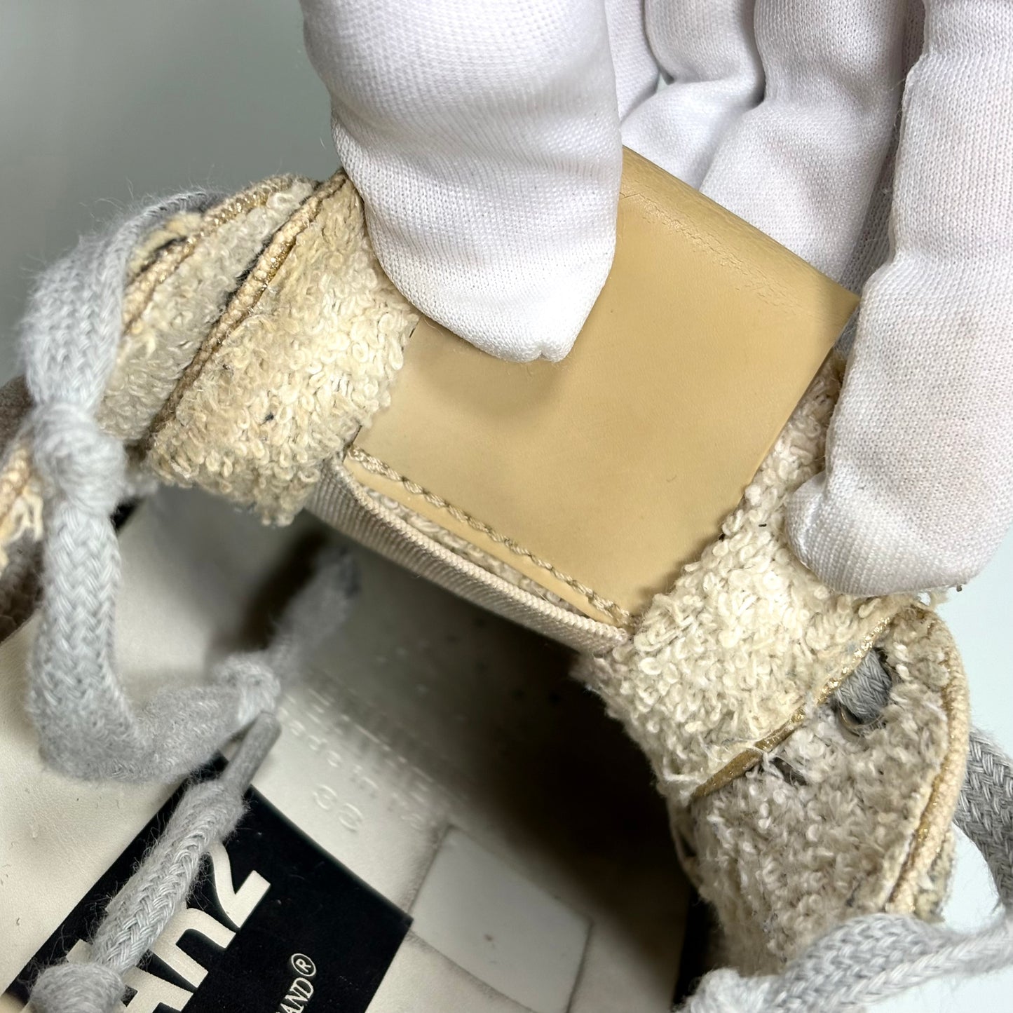 Golden goose V-Star oro e stella blu 38