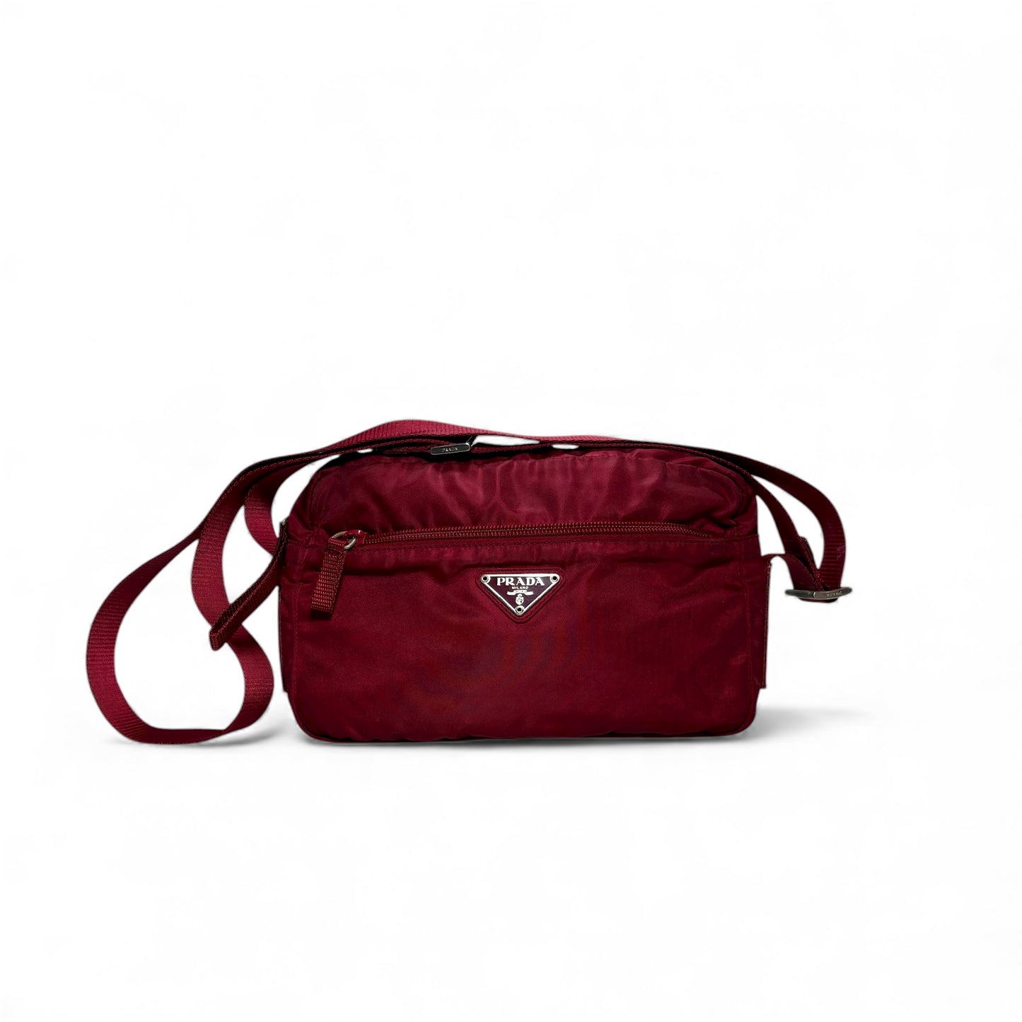 Prada Re-Nylon Crossbody sintetico rosso