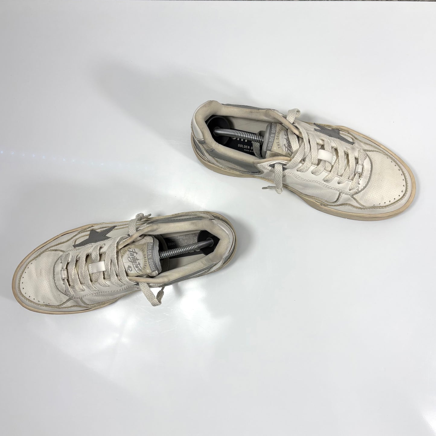 Golden goose forty two bianco e grigio 40