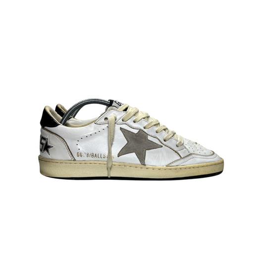 Golden goose Ballstar bianco e nero stella grigia 38