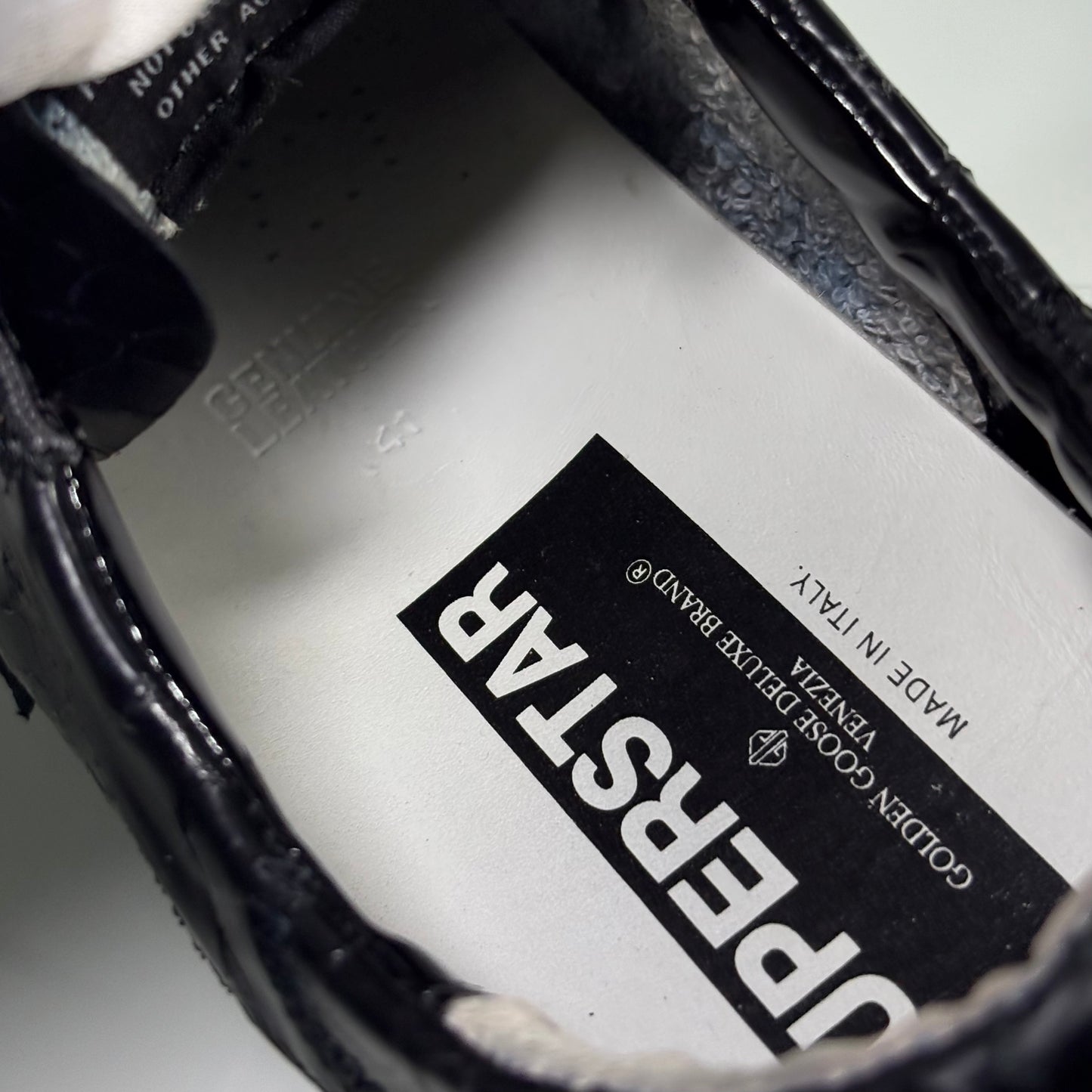 Golden goose Superstar nere “squame” 41