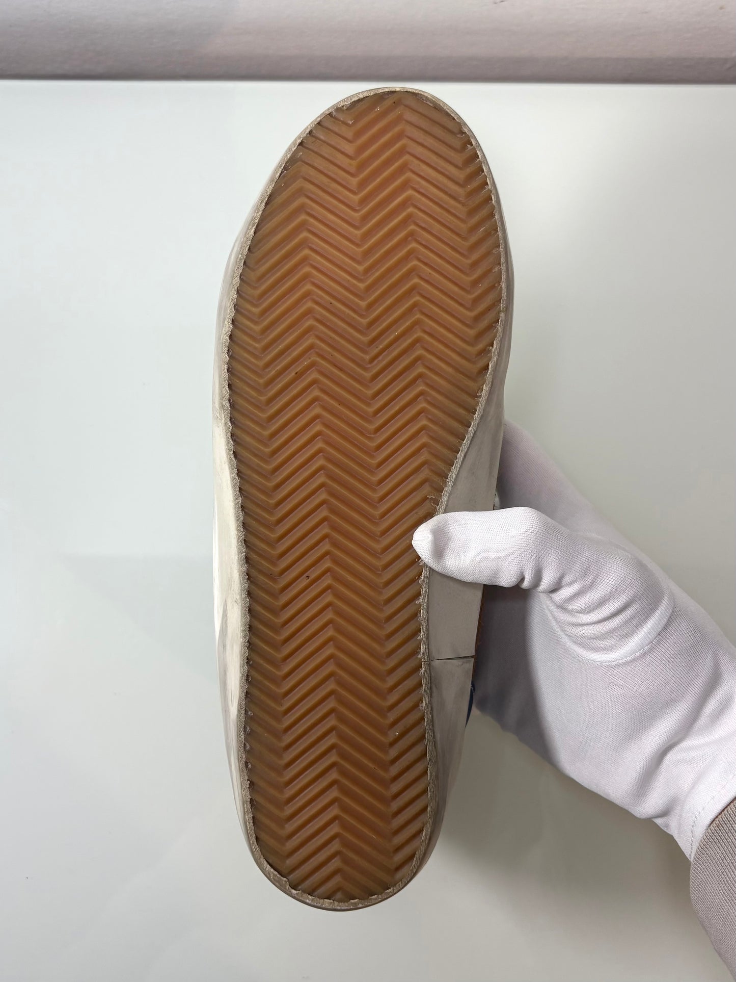 Golden goose Superstar- Penstar marrone/ blu 40