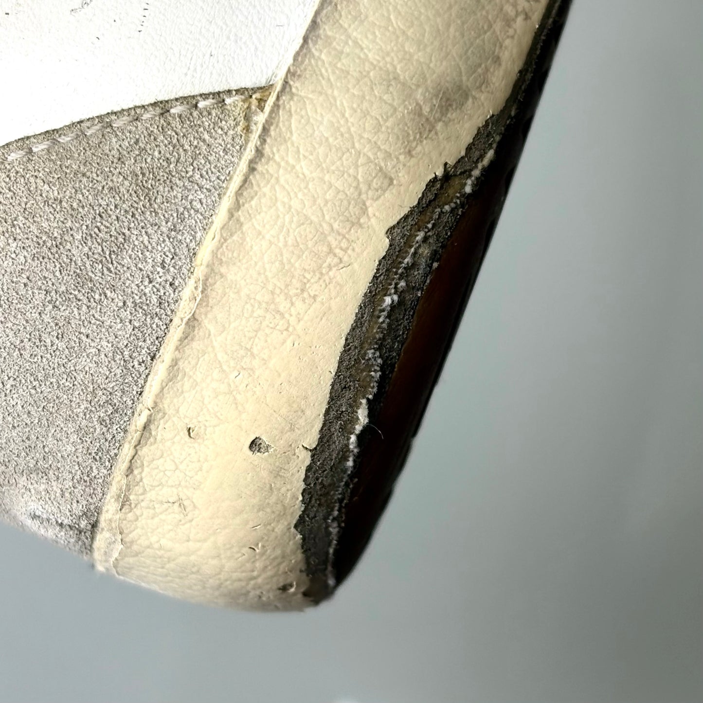 Golden goose Superstar bianche tallone blu e stella grigia 42