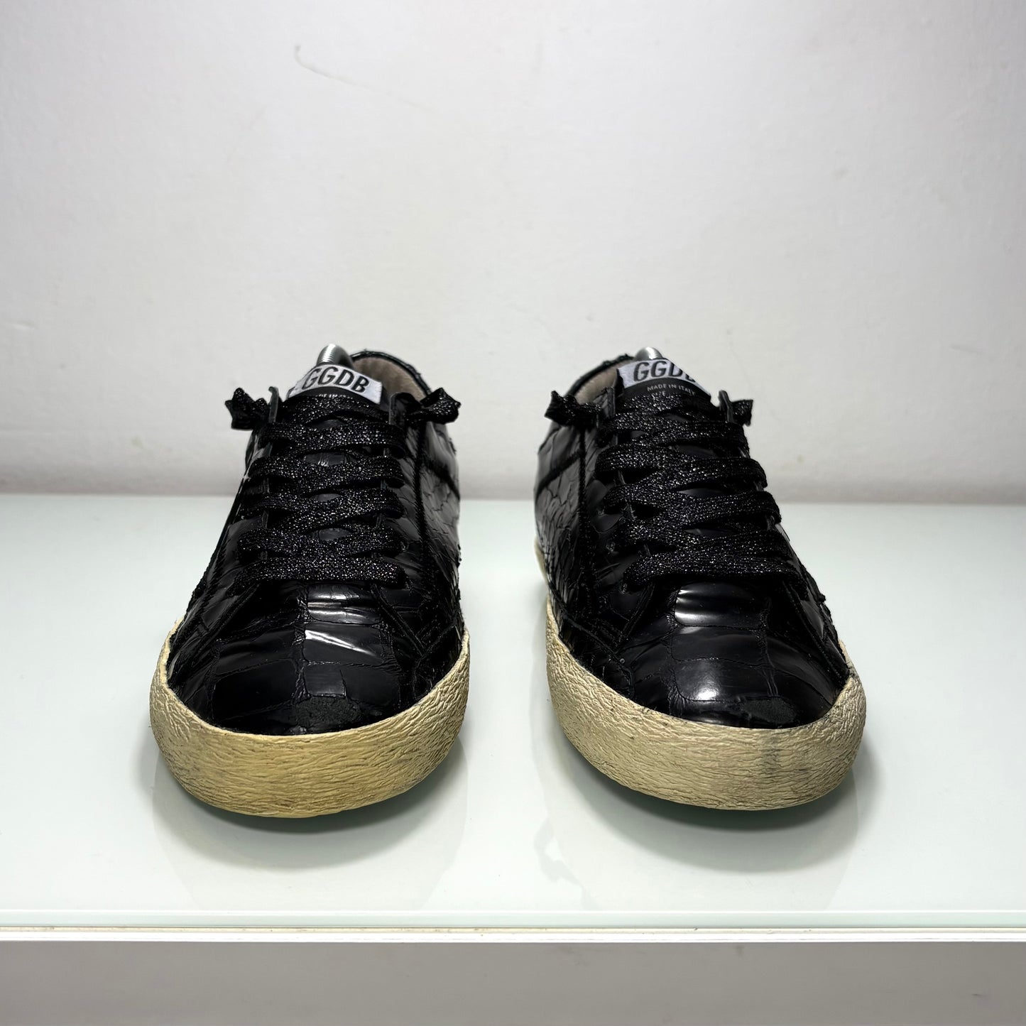 Golden goose Superstar nere “squame” 41