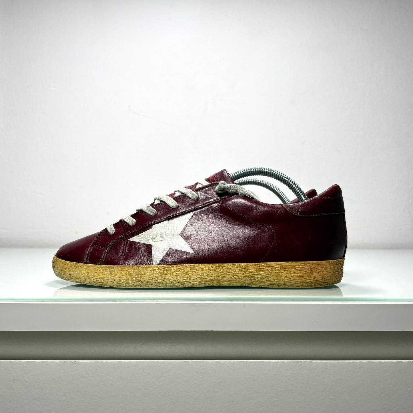 Golden goose Superstar bordeaux scritta laterale “STAR” 39