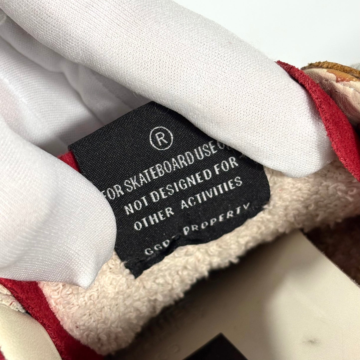 Golden goose Superstar in tessuto rosso 39