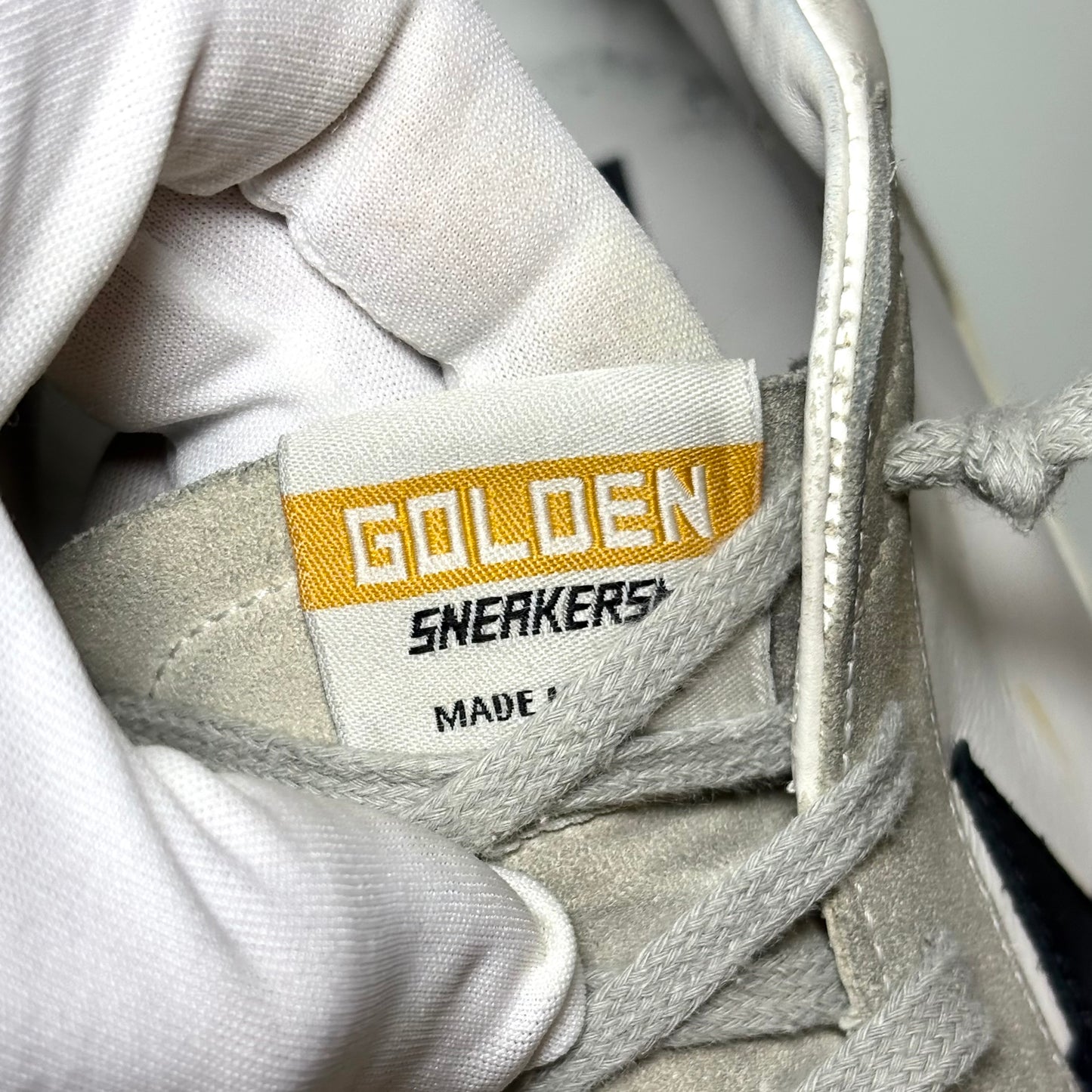 Golden goose Midstar grigie e bianche 44