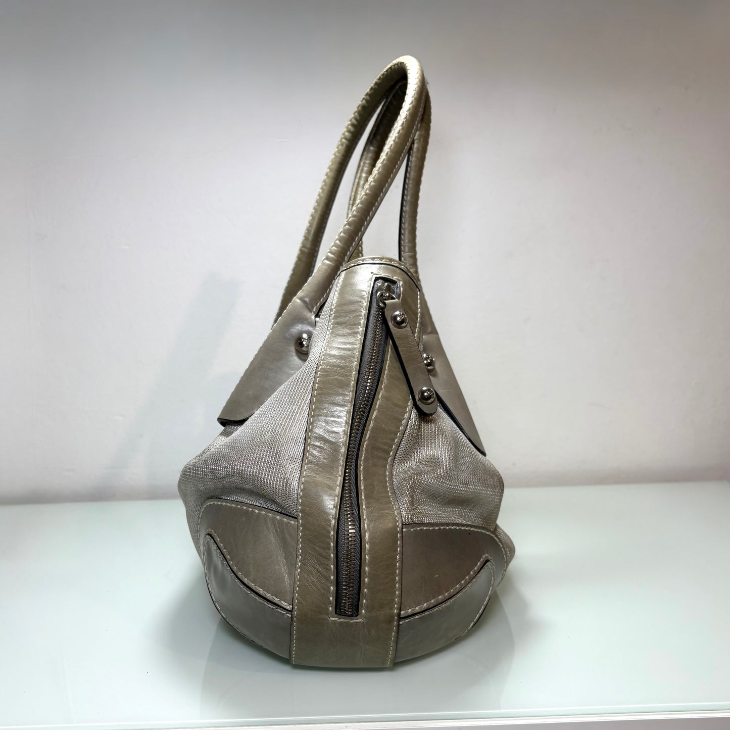 Borsa Fay grigio perla