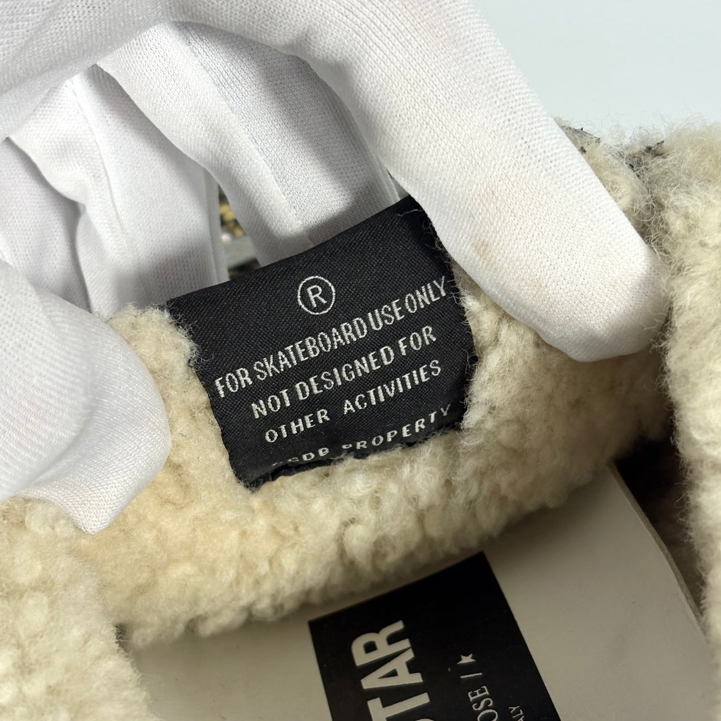 Golden goose Superstar Sabot con Glitter e interno in Shearling 39