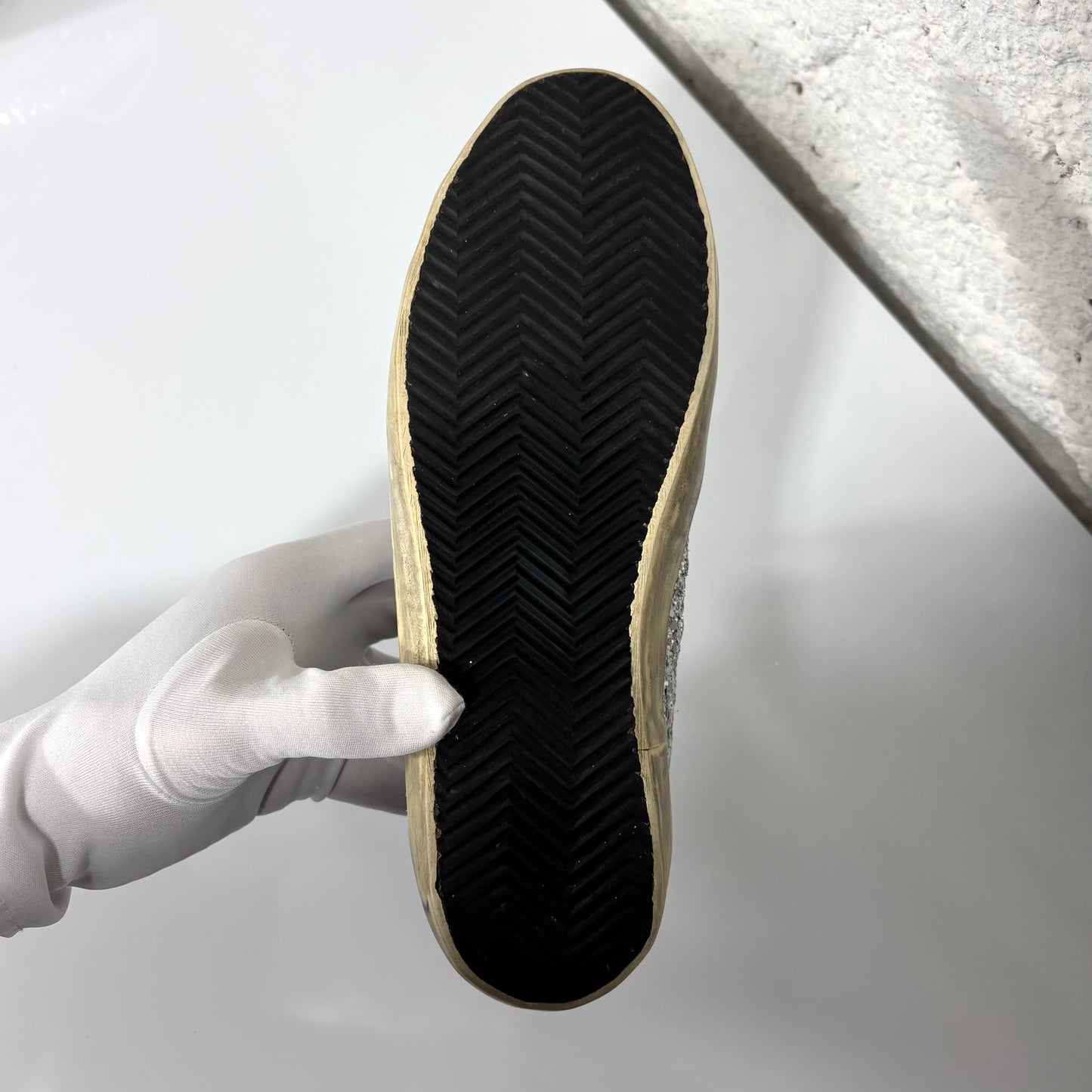 Golden goose Superstar colorazione “cristallo” con paillettes 39