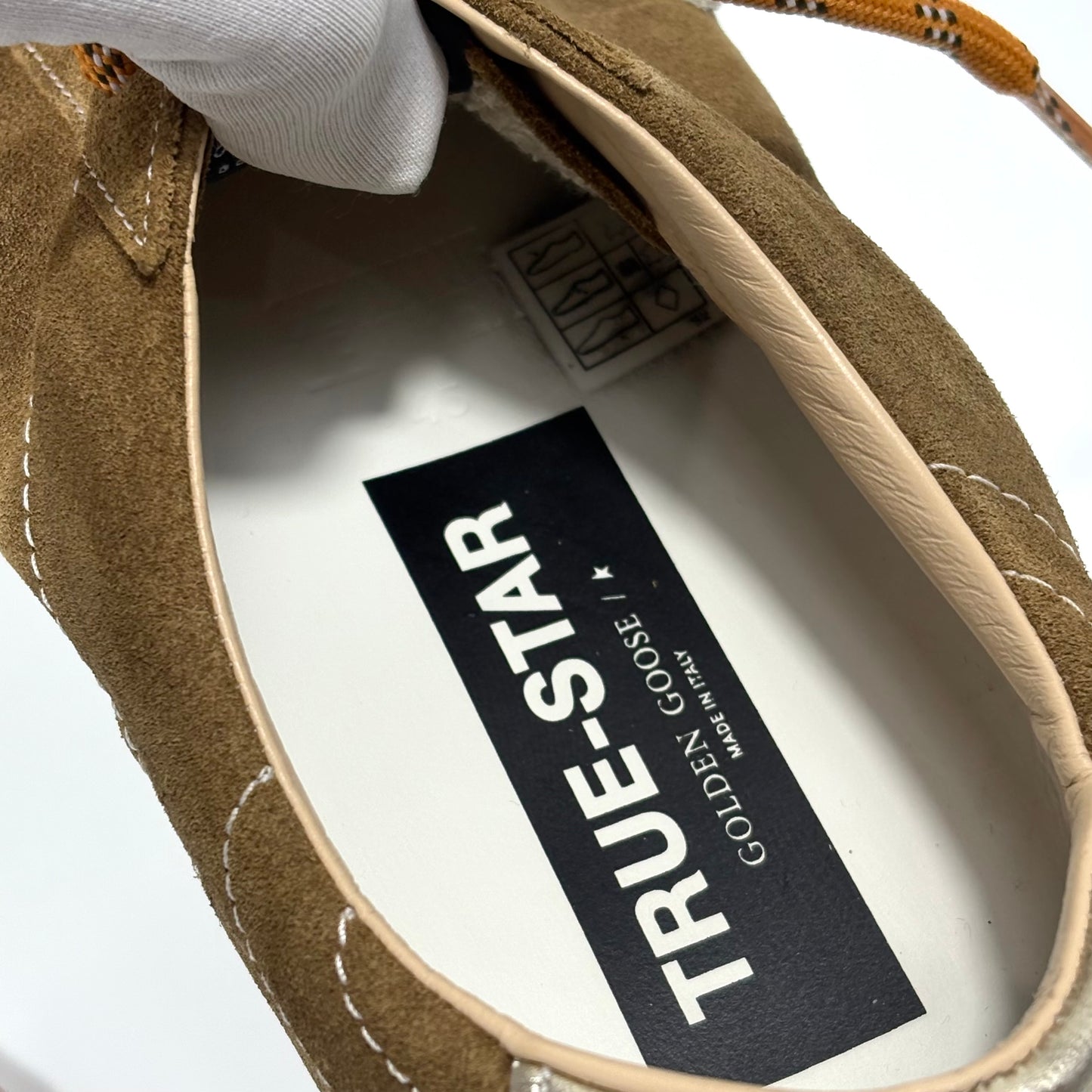 Golden goose True Star marroni stella bianca 45