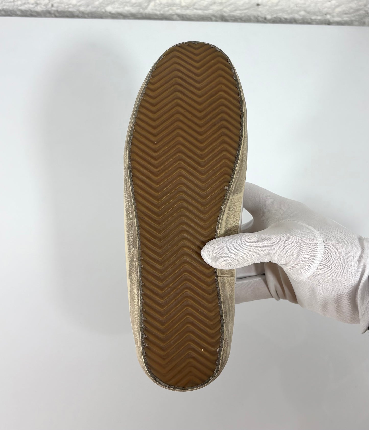 Golden goose Superstar bianche stella grigia e tallone nero 39