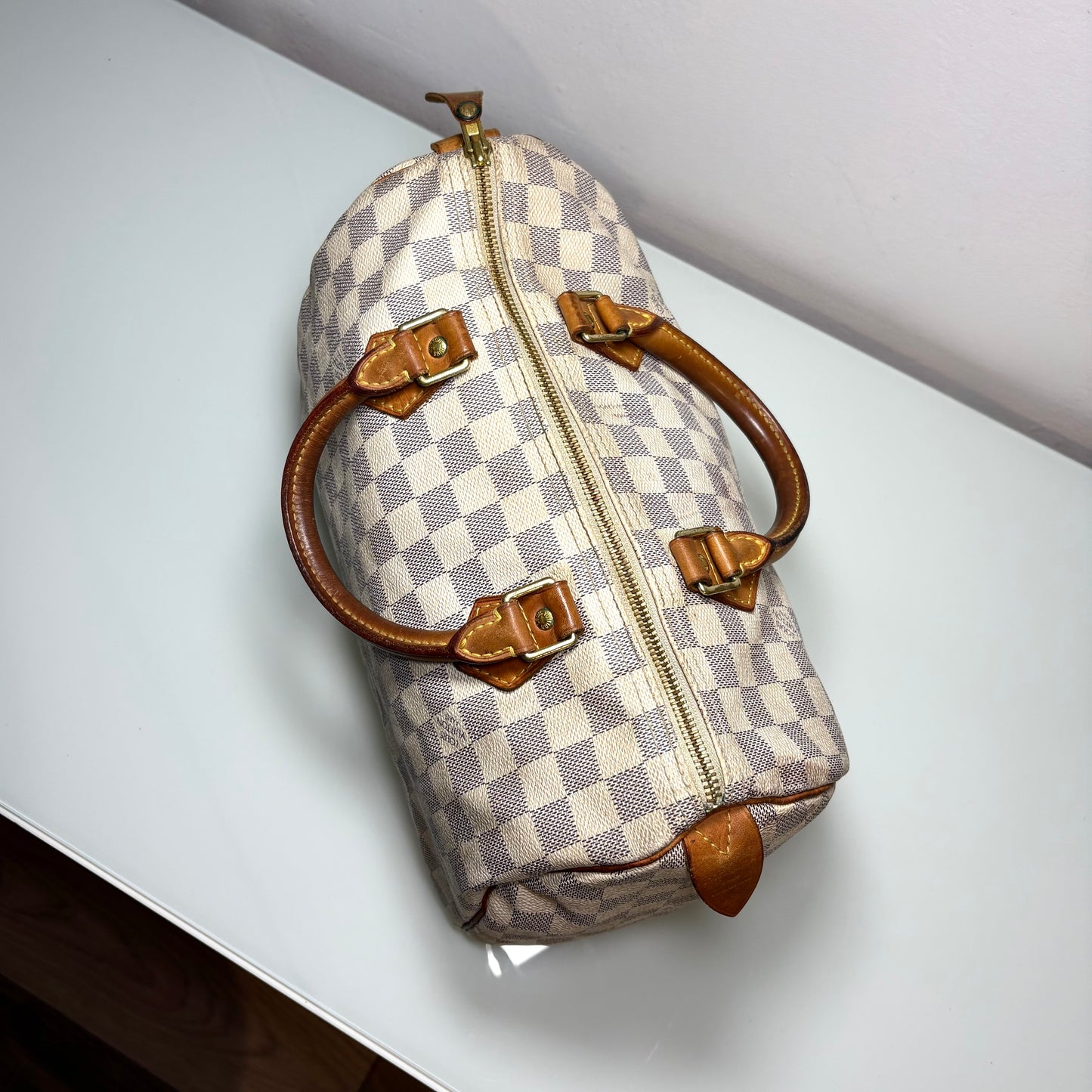 Louis Vuitton Speedy 30 Damier Azur
