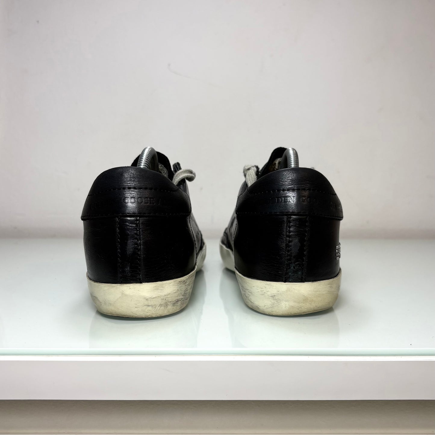 Golden goose Superstar nere e brillantini stella 39