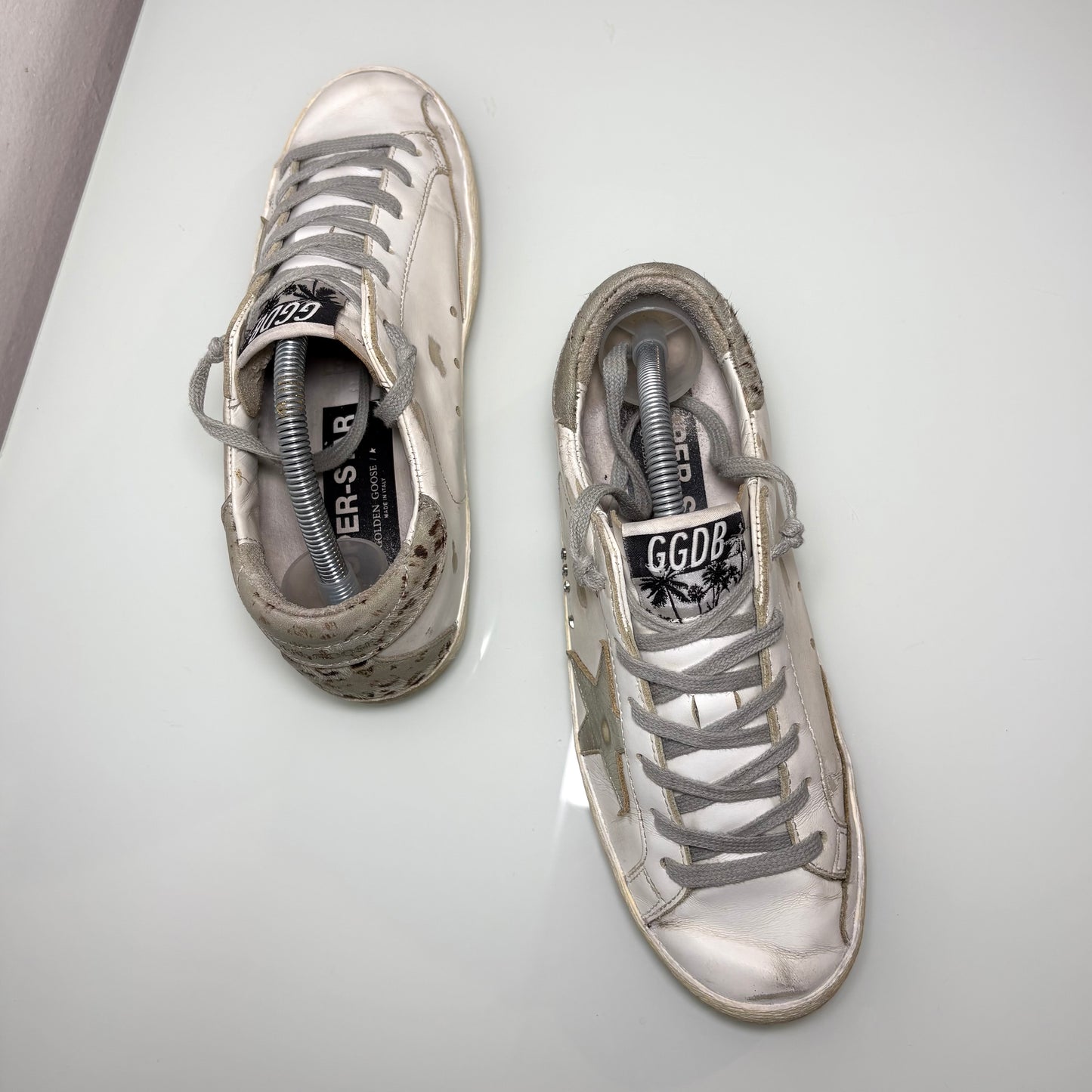 Golden goose Superstar Bianco e Rosa 38