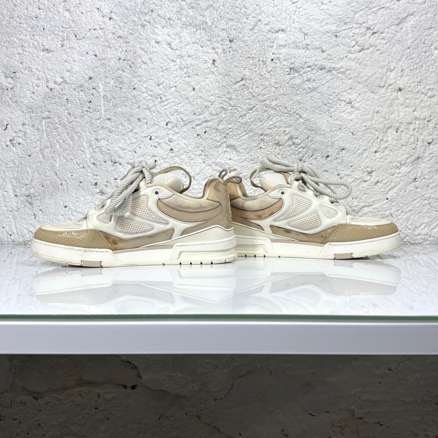 Louis Vuitton Skate beige e bianco 44