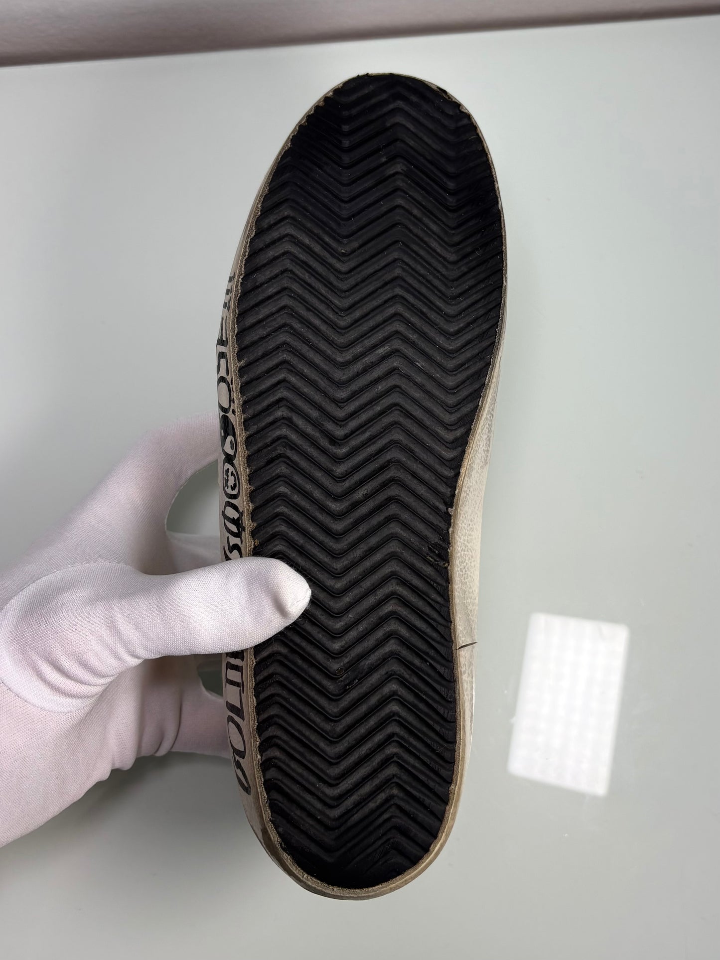 Golden goose Superstar panna e disegni stilizzati 38