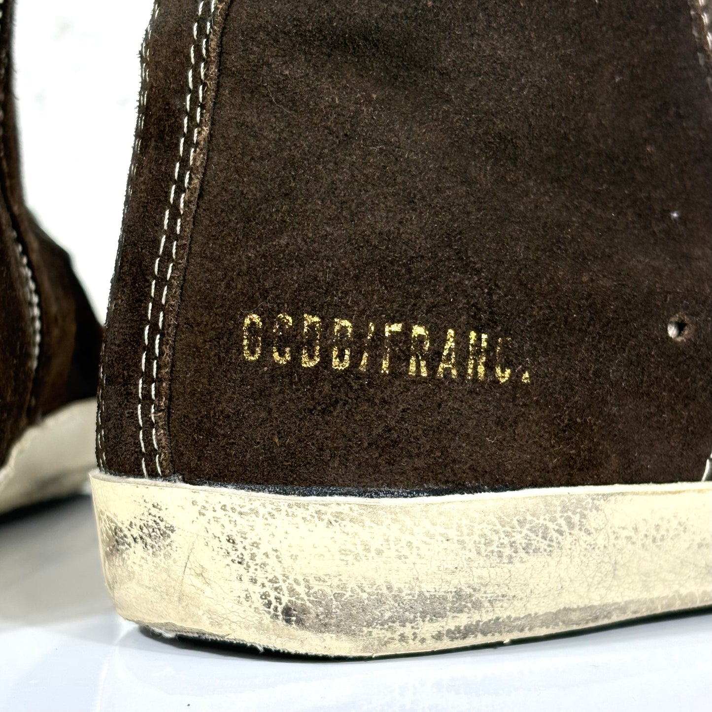 Golden goose Francy marroni in tessuto 37
