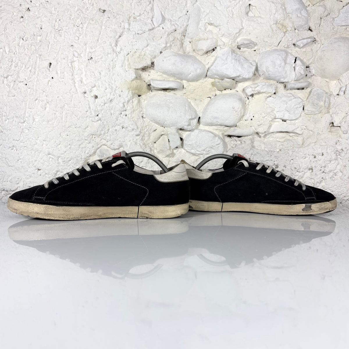 Golden goose Superstar nere con talloncini bianchi 43