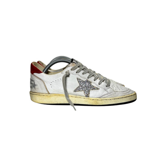 Golden goose Ballstar bianche e tallone rosso 37