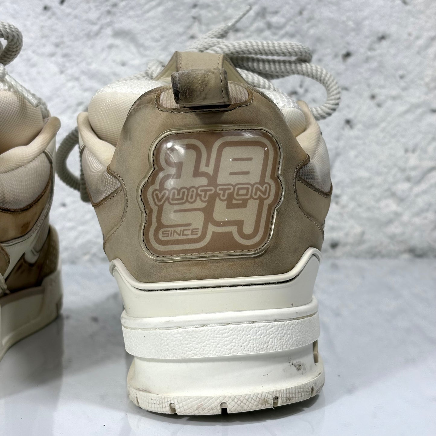 Louis Vuitton Skate beige e bianco 44