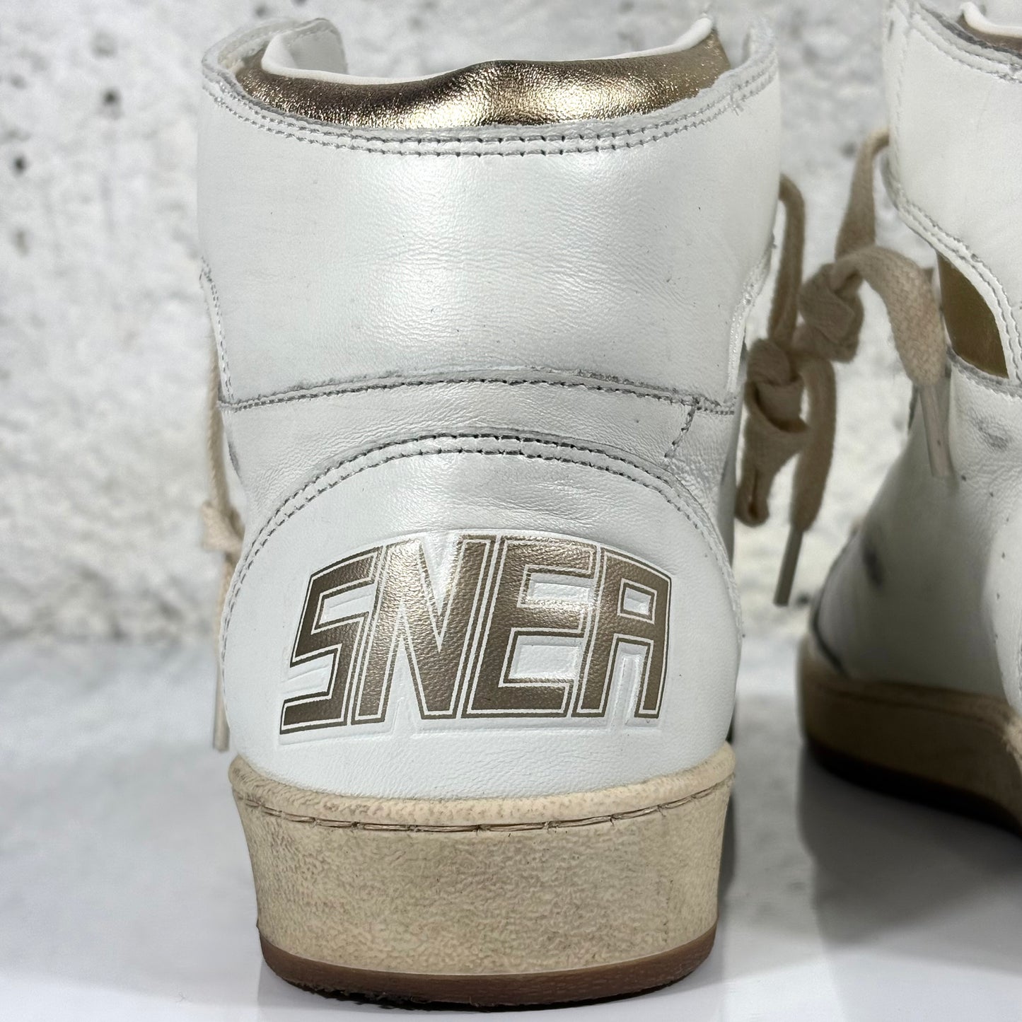 Golden goose Sky star bianche e oro 41