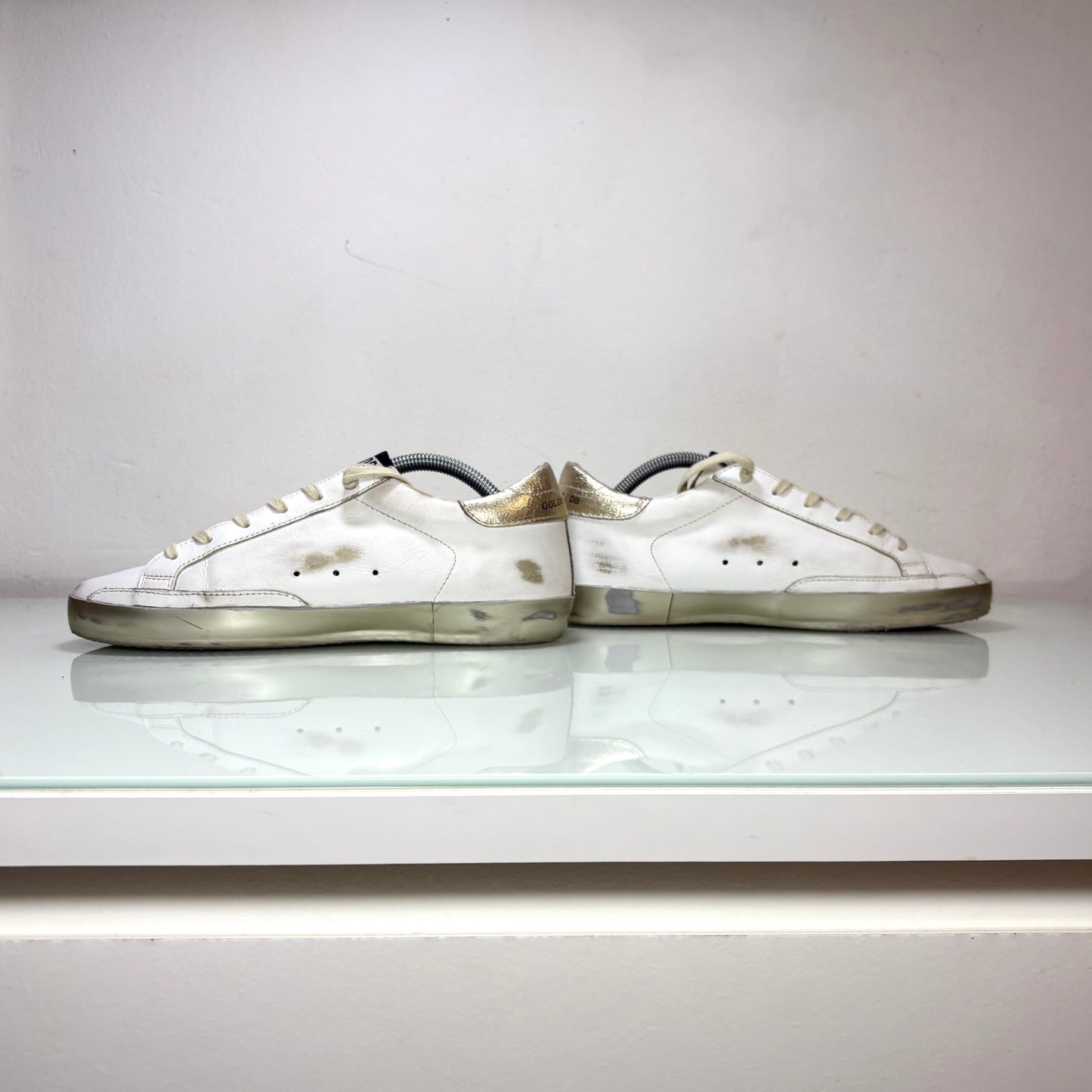 Golden goose Superstar bianche e oro 38