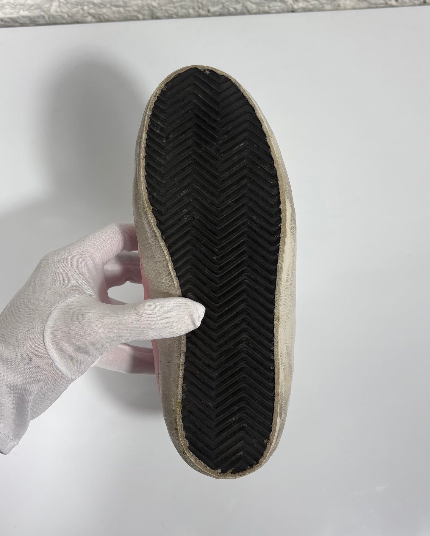 Golden goose Superstar rosa Soft shearling 38