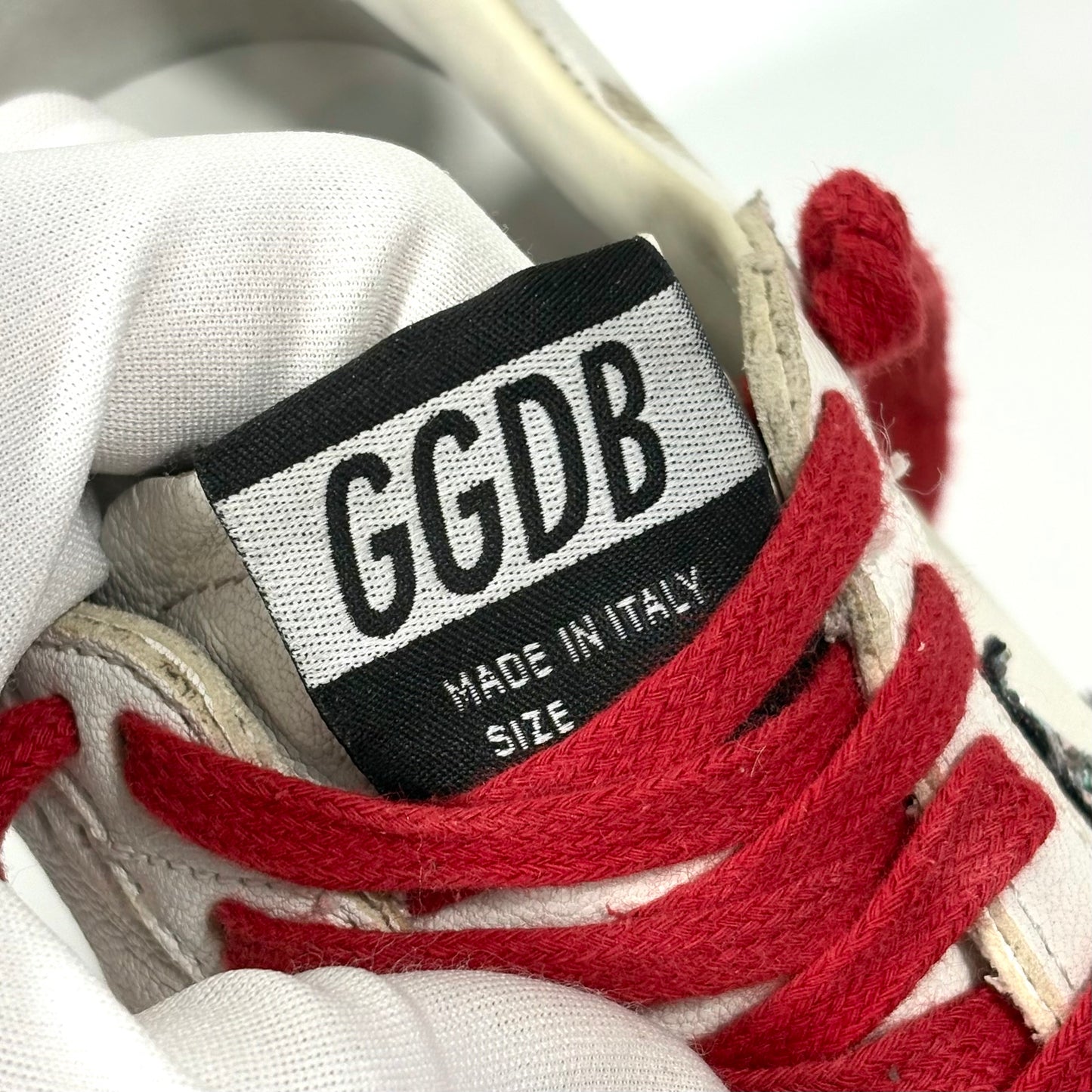 Golden goose Ballstar bianche con stella a paillettes argento e talloncini rosa a squame 37
