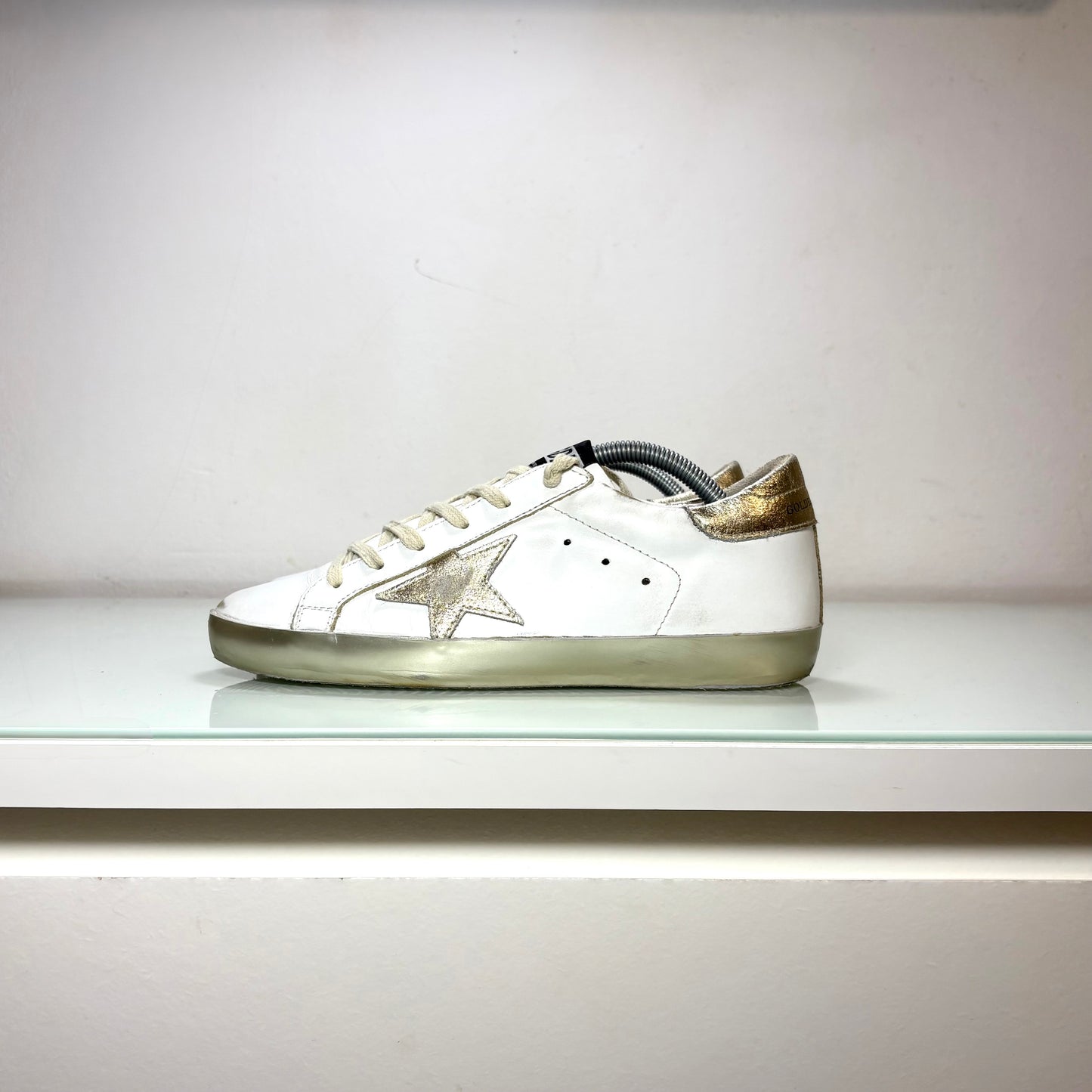 Golden goose Superstar bianche e oro 38