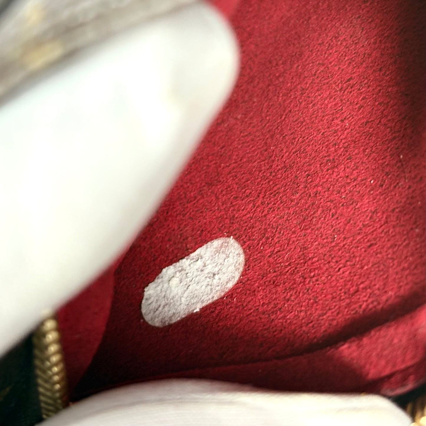 Louis Vuitton pochette partition monogram brown