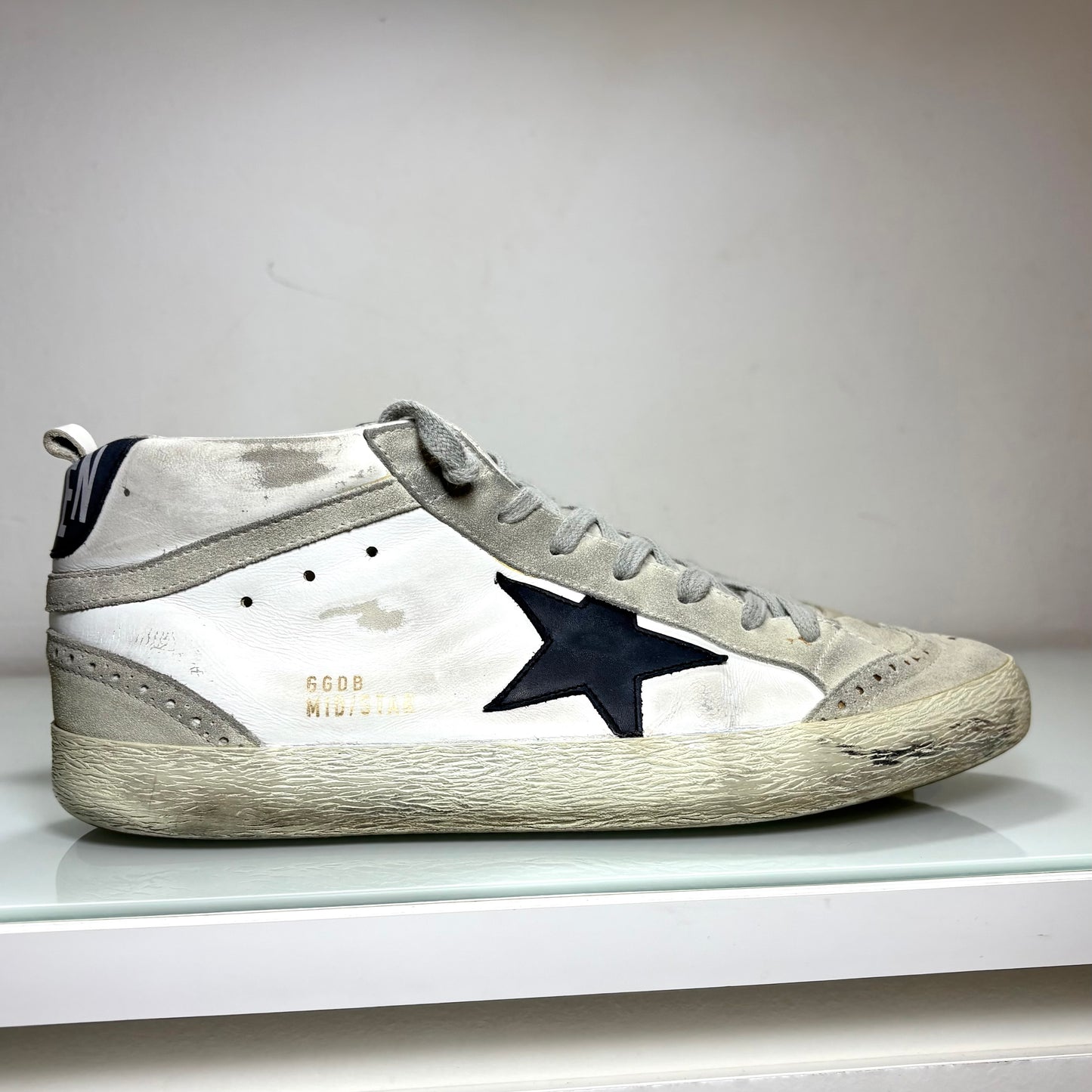 Golden goose Midstar grigie e bianche 44