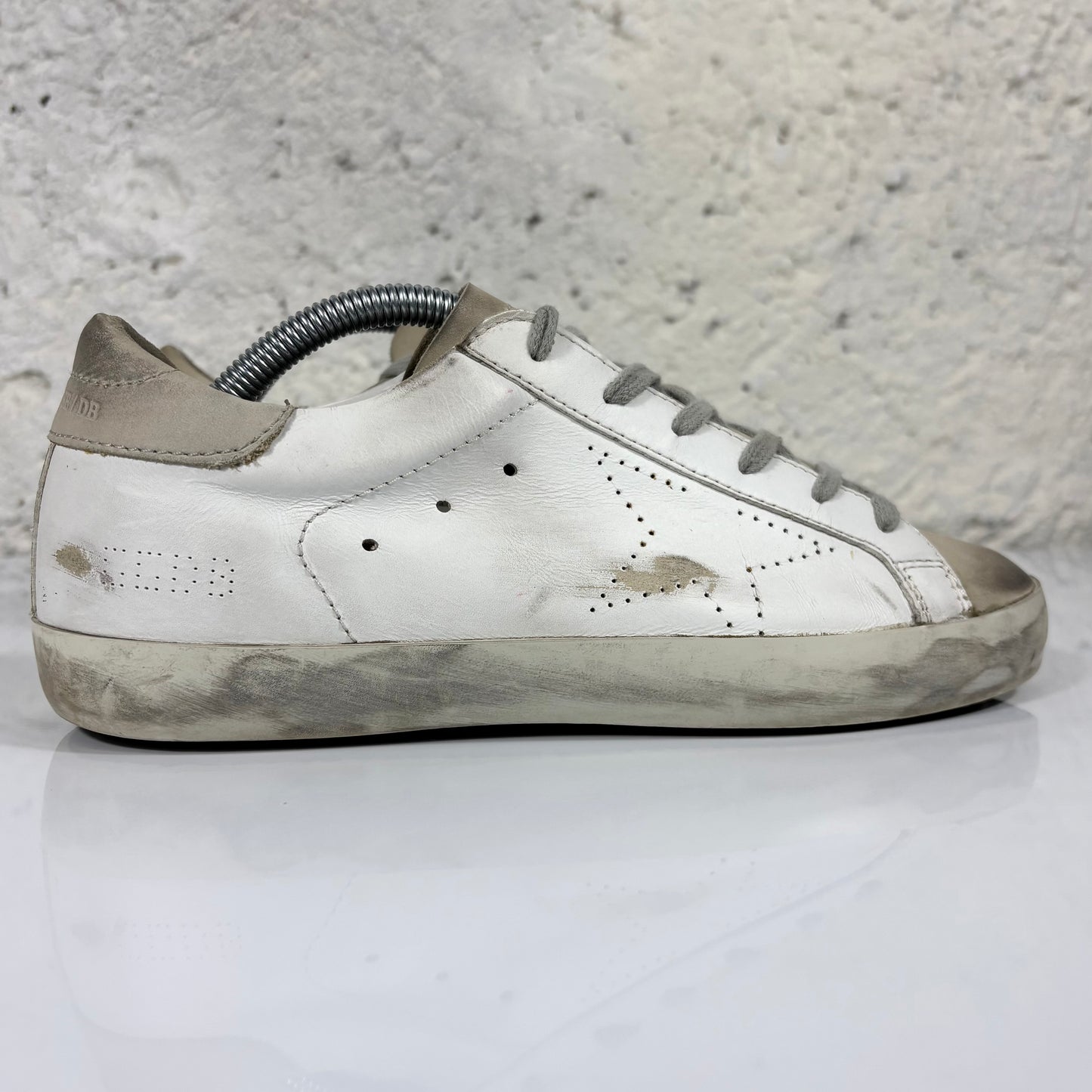 Golden goose superstar bianche e beige 38