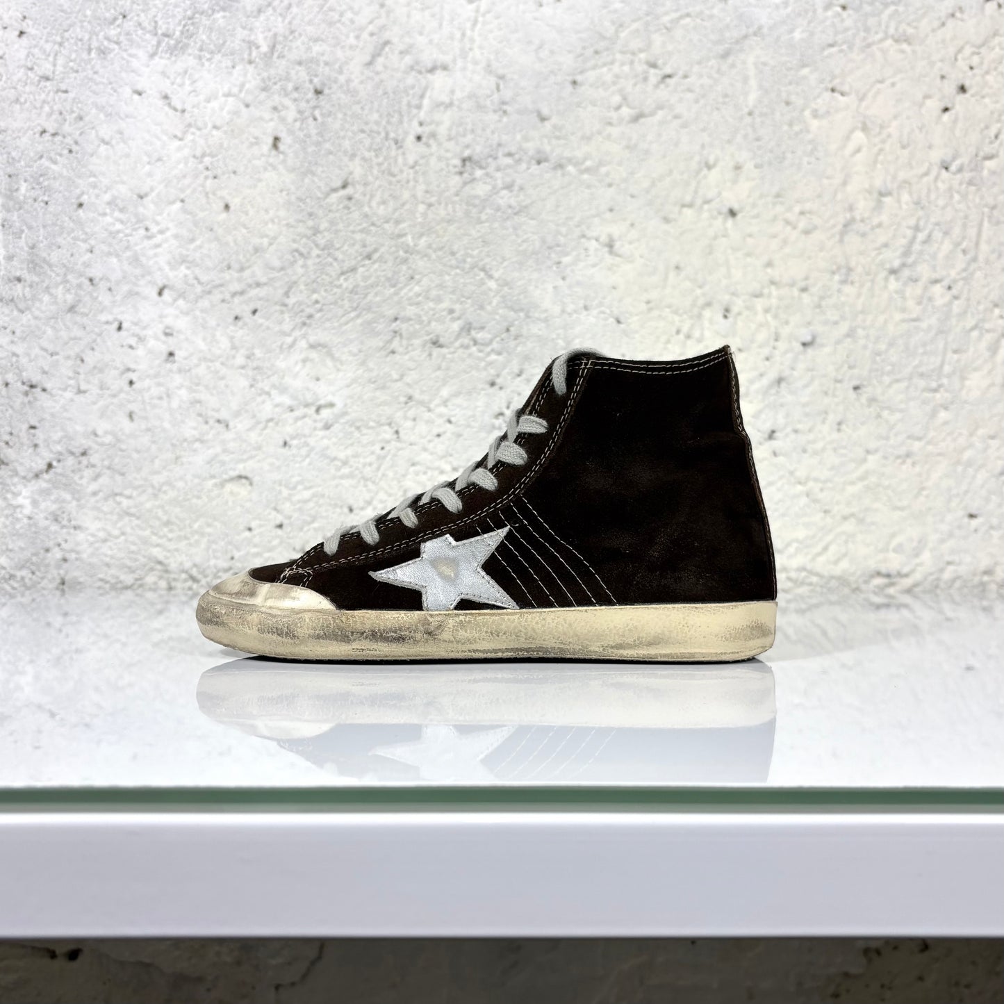 Golden goose Francy marroni in tessuto 37