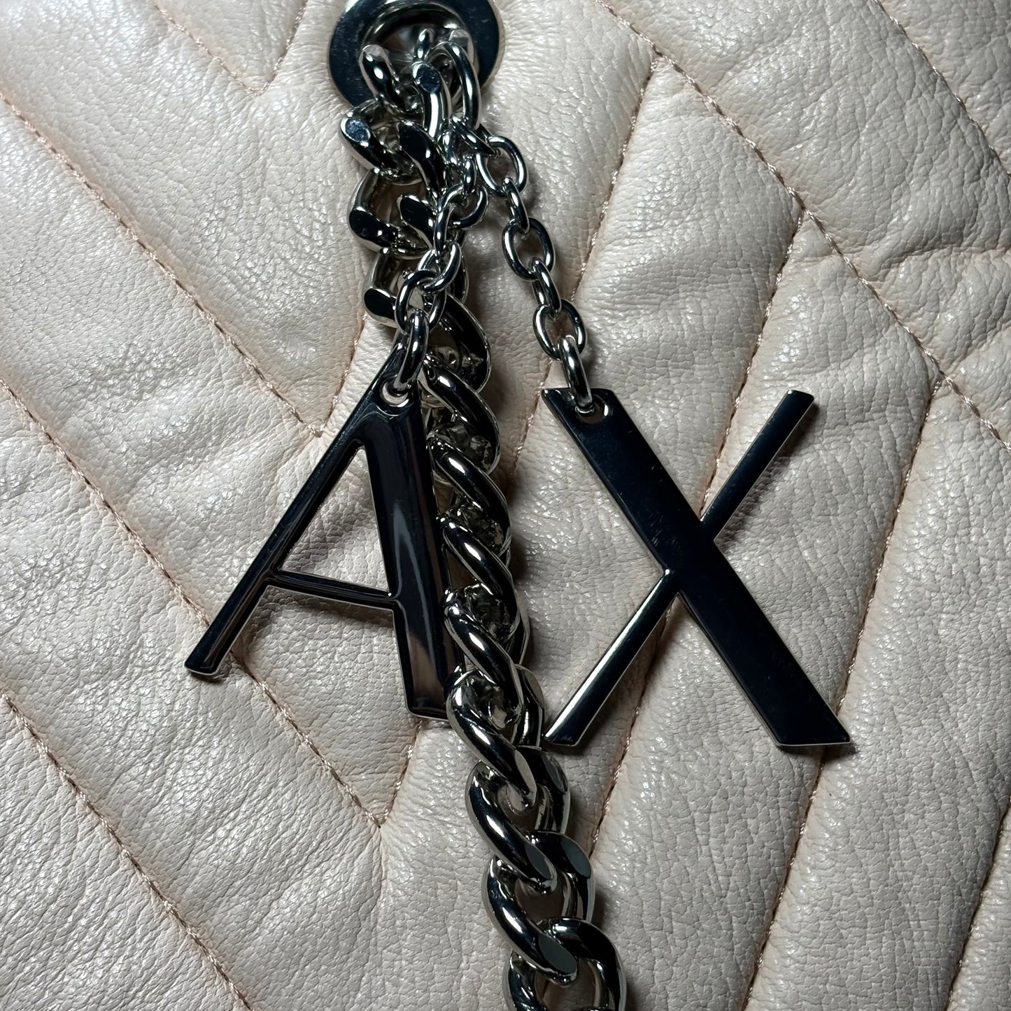 Armani Exchange Shopping bag nude