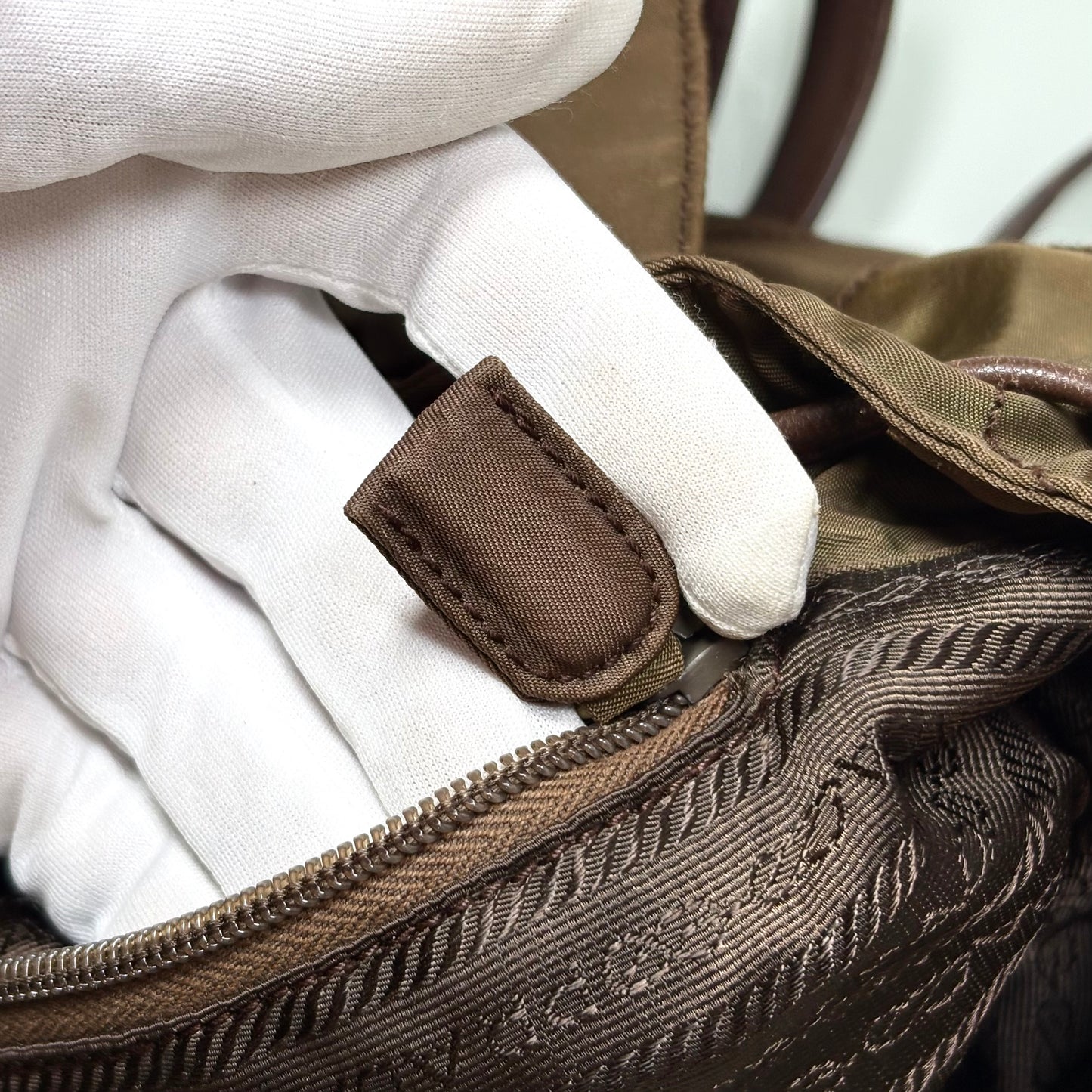 Prada BackPack Nylon Brown