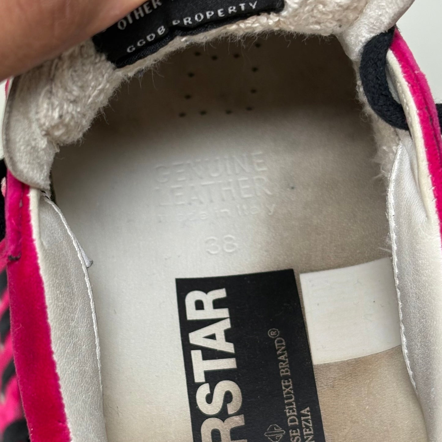 Golden goose Superstar rosso Bordeaux 38