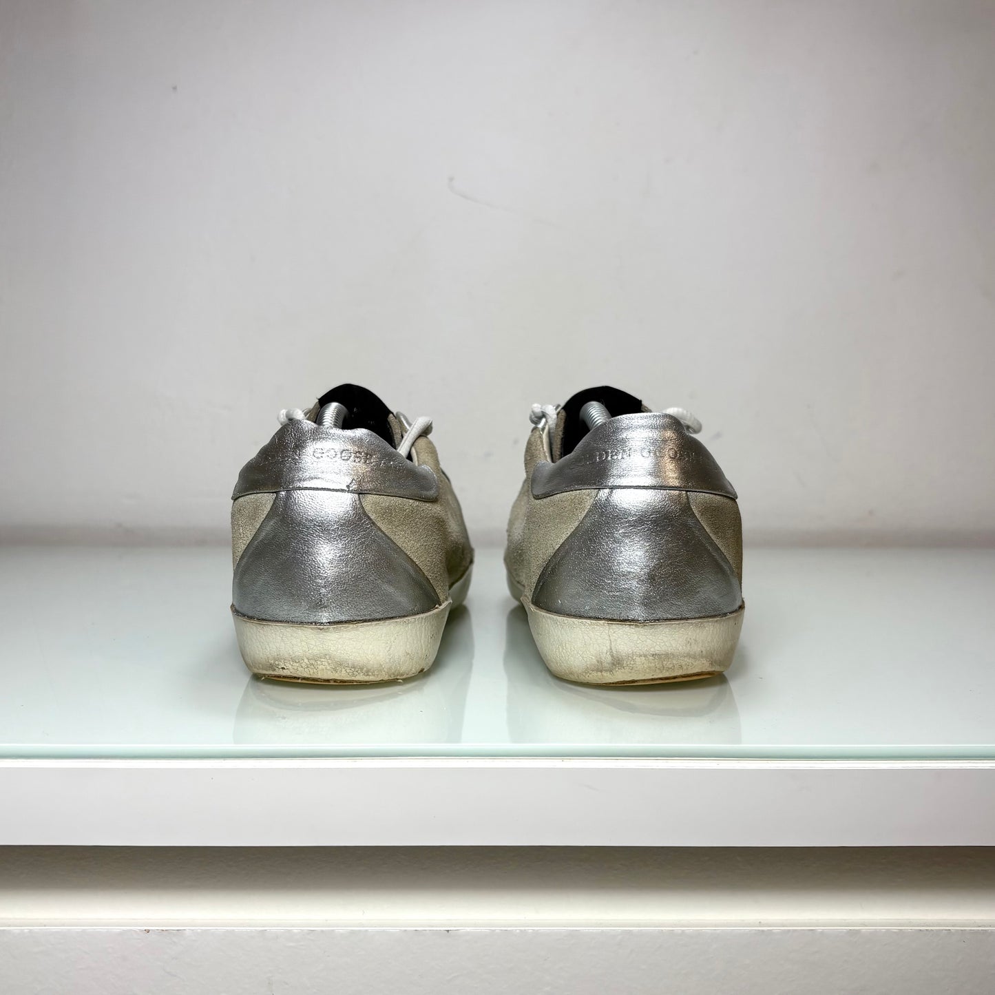 Golden goose Superstar grigio e argento 37