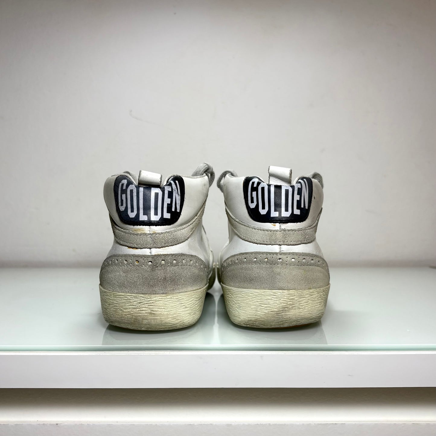 Golden goose Midstar grigie e bianche 44