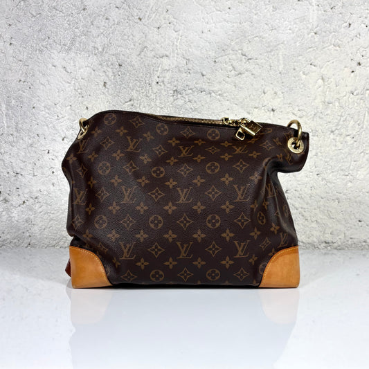Louis Vuitton Berri MM monogram marrone e rifiniture in vacchetta