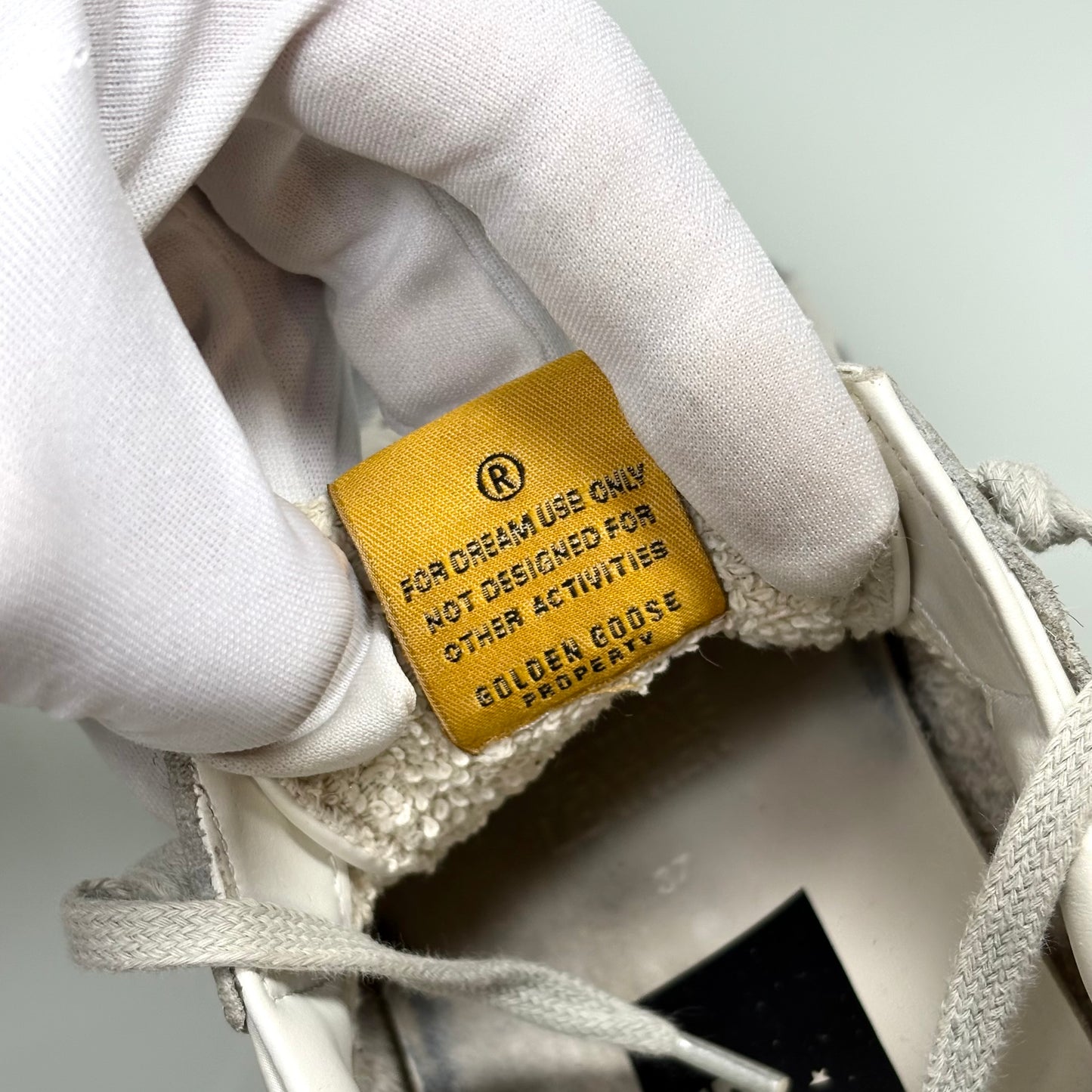 Golden goose Running Sole bianche con macchie nere 37