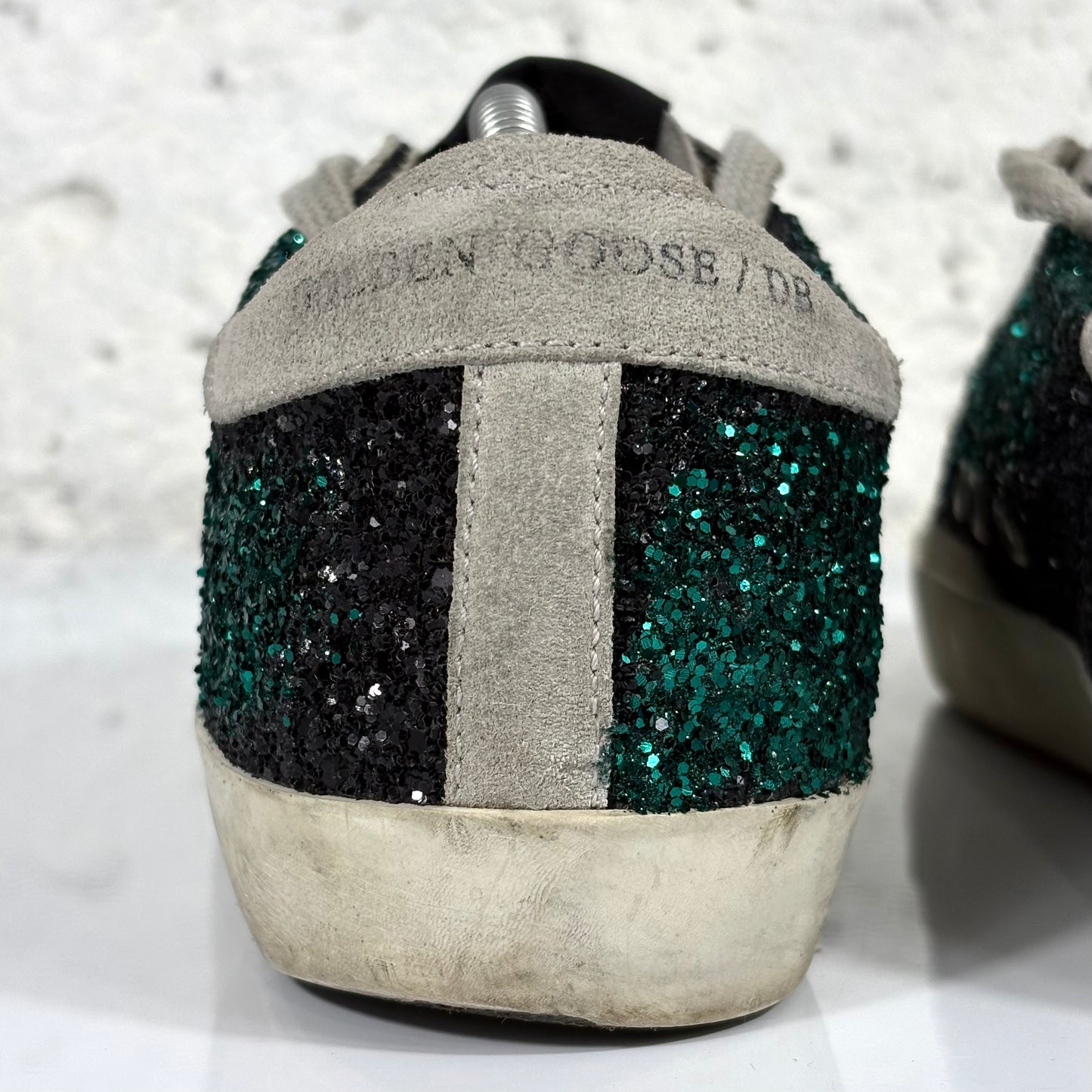 Golden goose Superstar nere con i brillantini 37