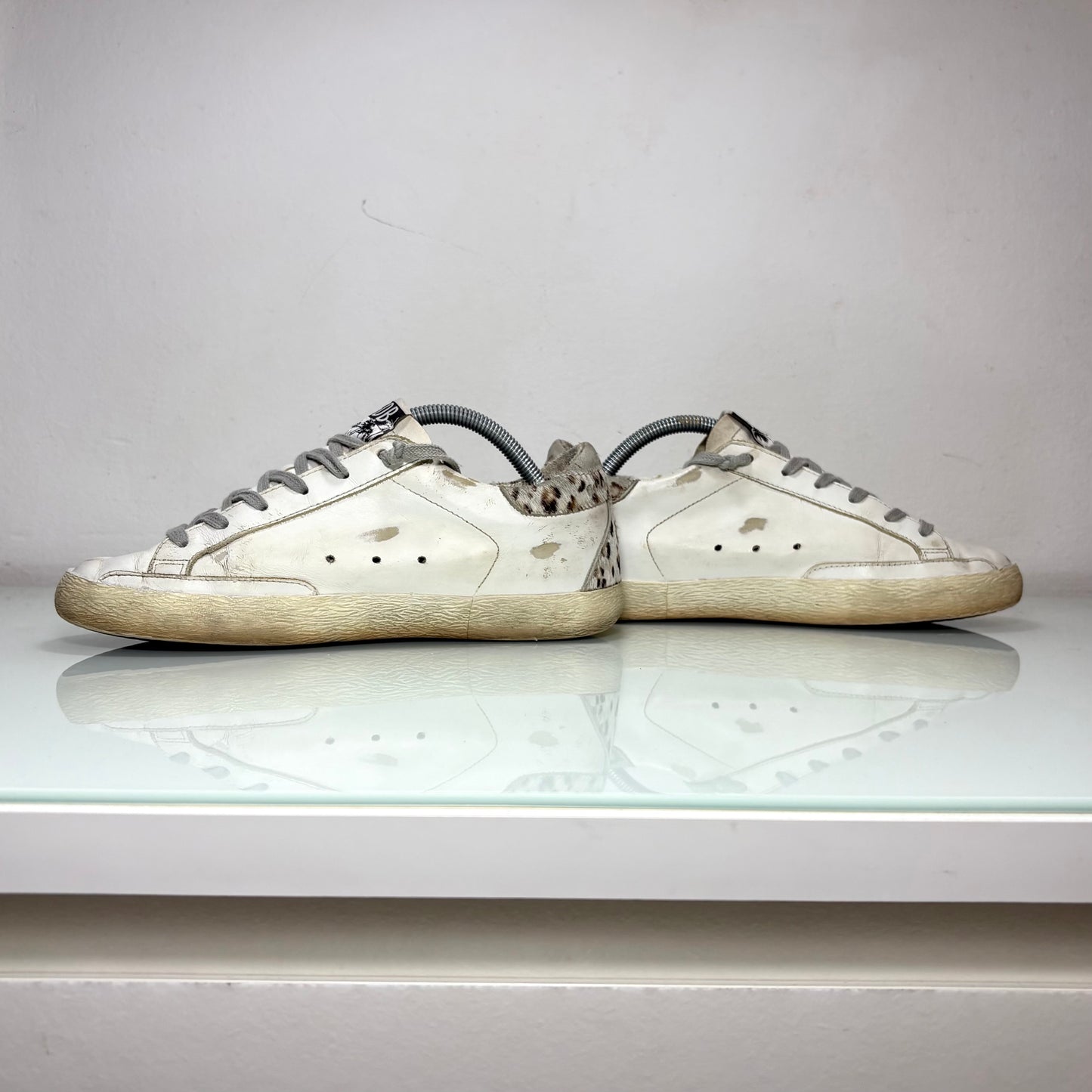 Golden goose Superstar Bianco e Rosa 38
