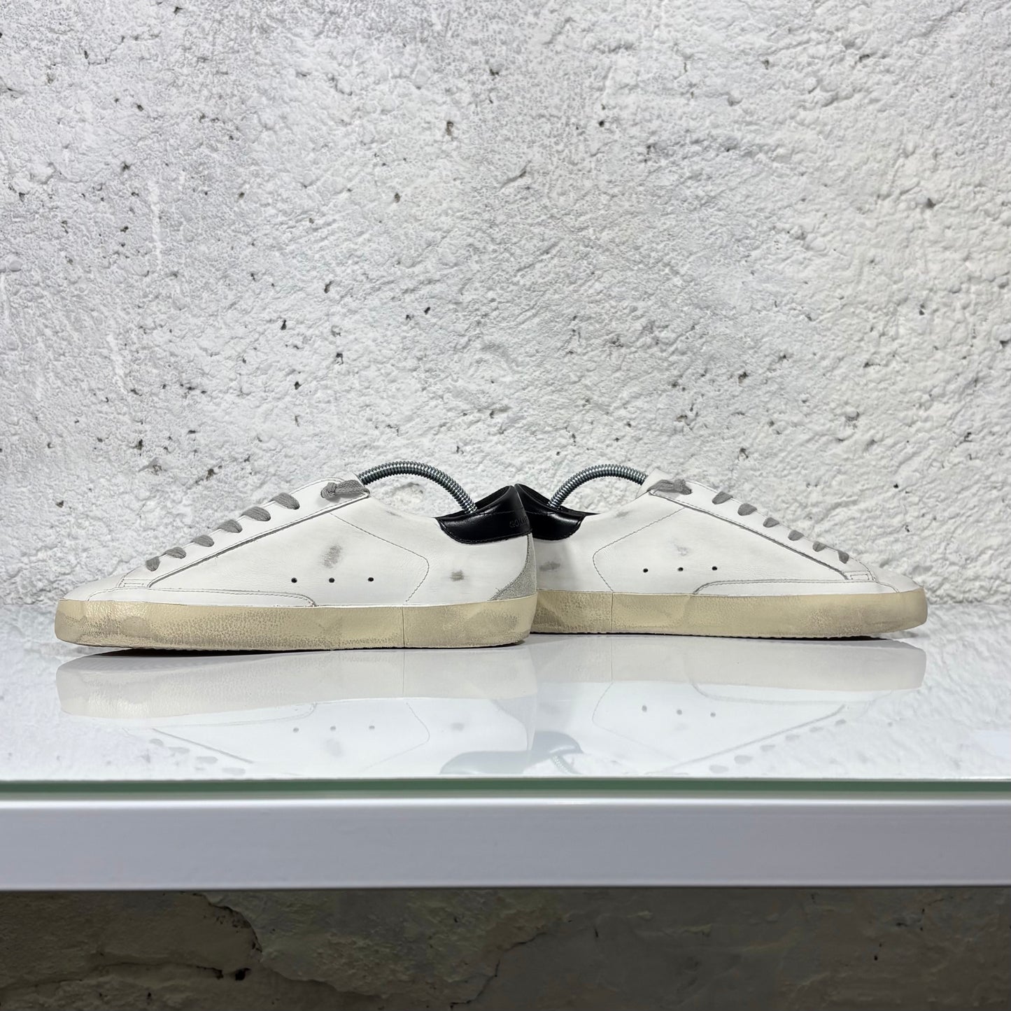 Golden goose Superstar bianche e tallone nero 39