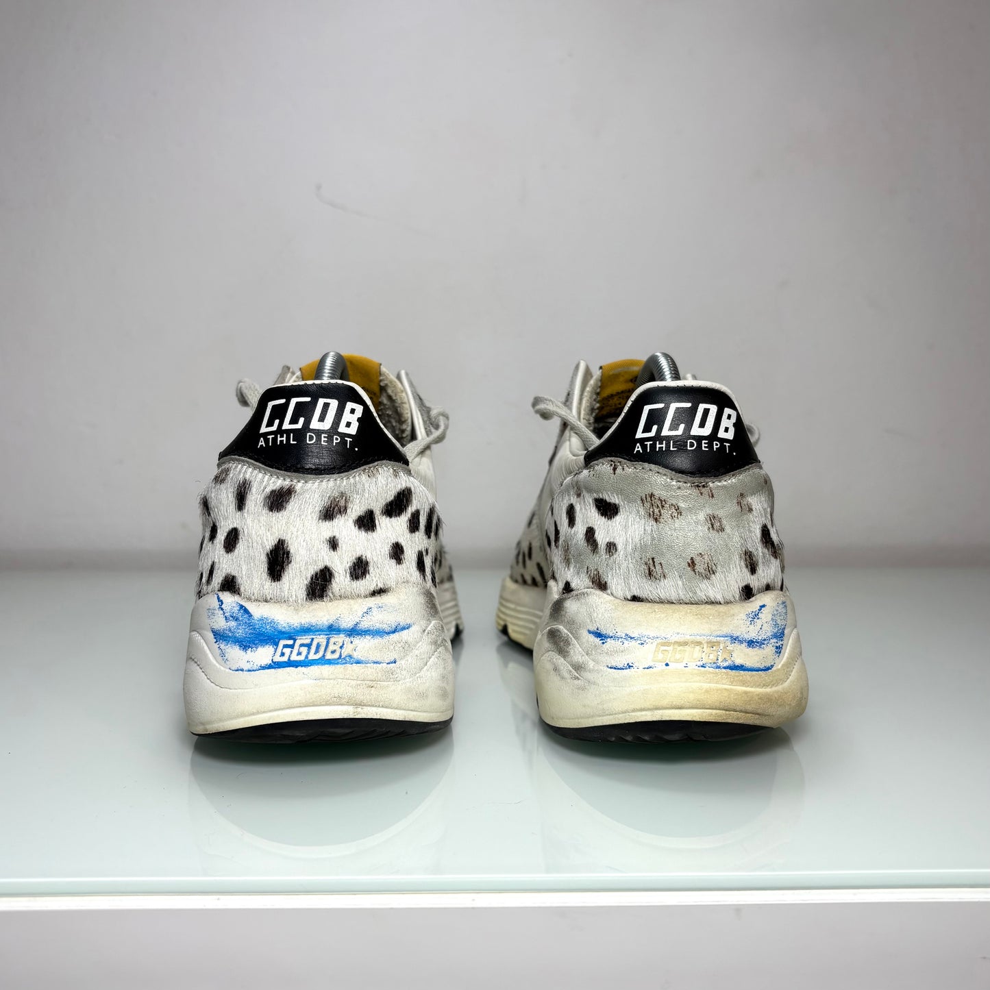 Golden goose Running Sole bianche con macchie nere 37
